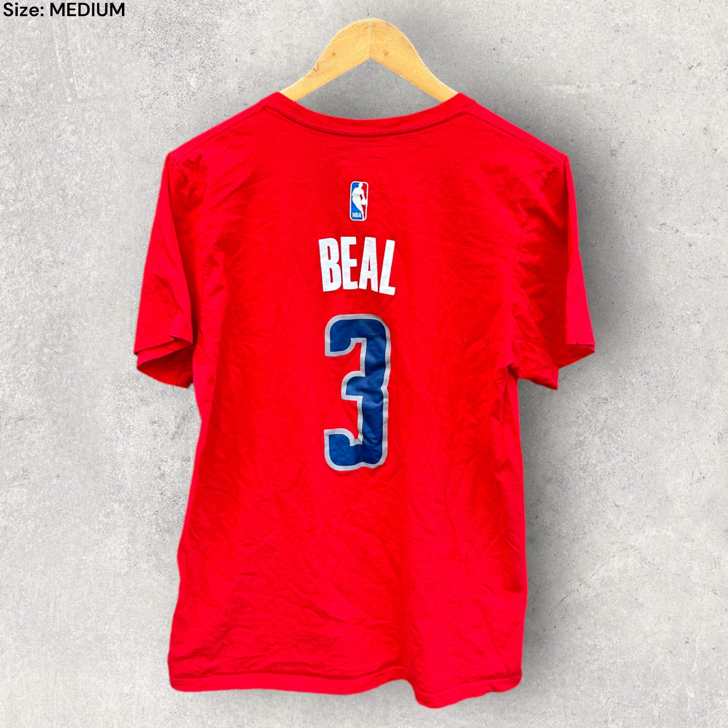 BRADLEY BEAL WASHINGTON WIZARDS ADIDAS SHIRT