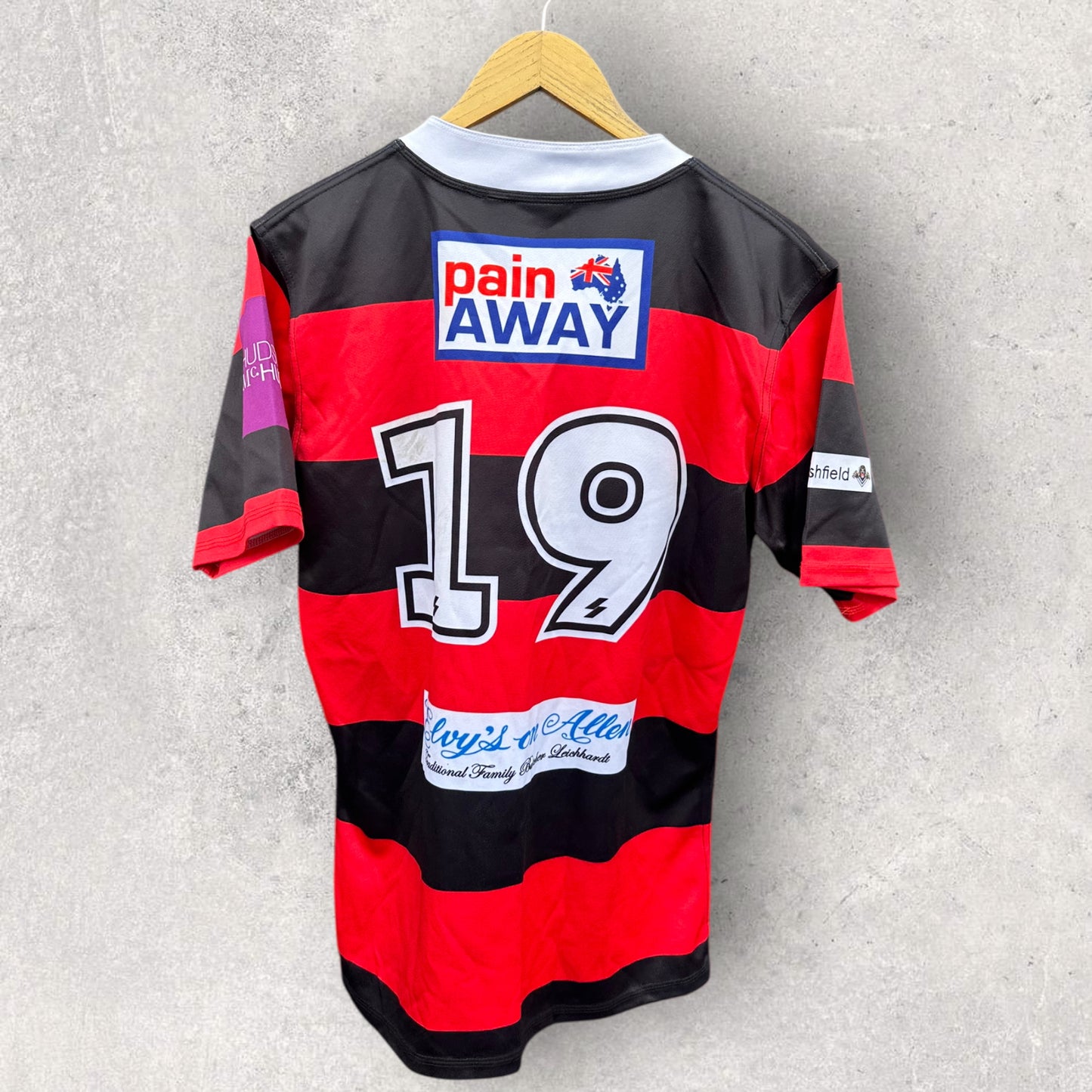 LEICHHARDT WANDERERS PLAYER WORN RUGBY LEAGUE JERSEY