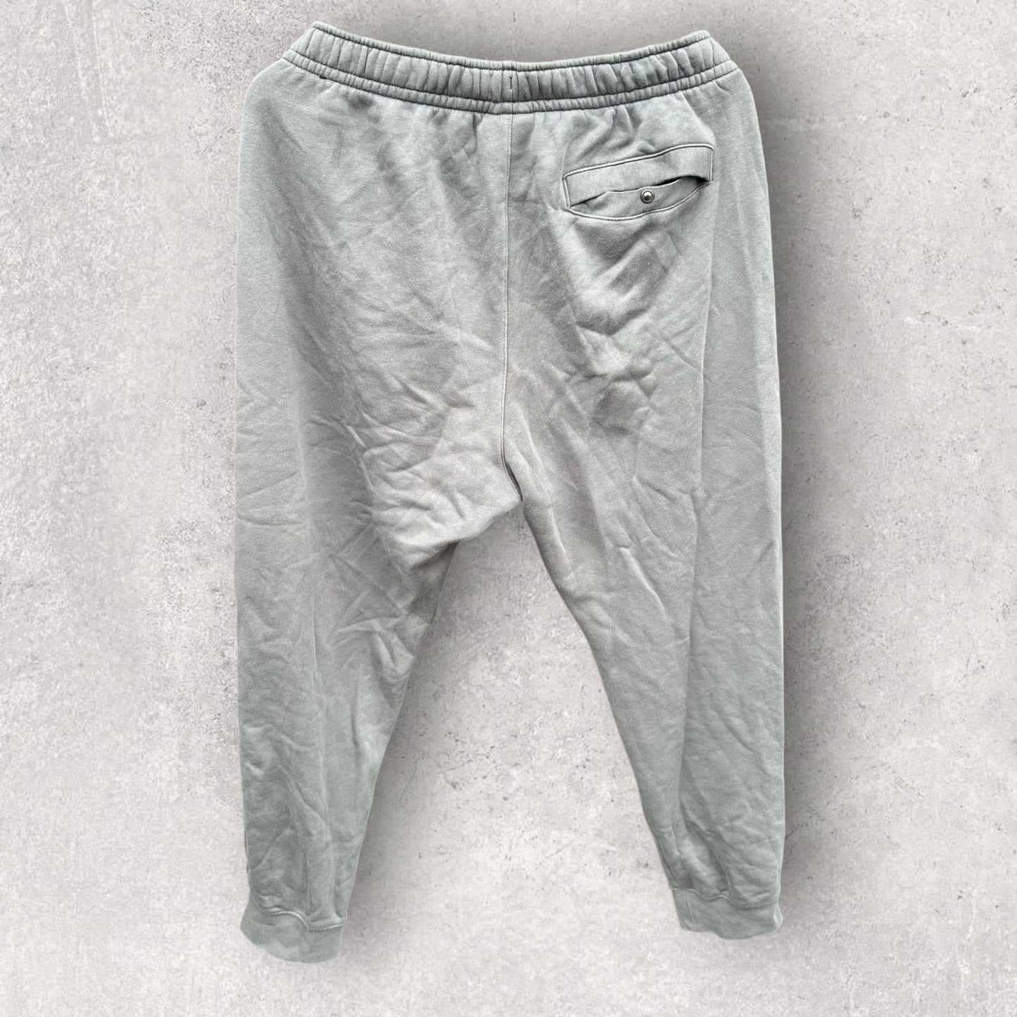 NIKE GREY COTTON TRACK PANTS