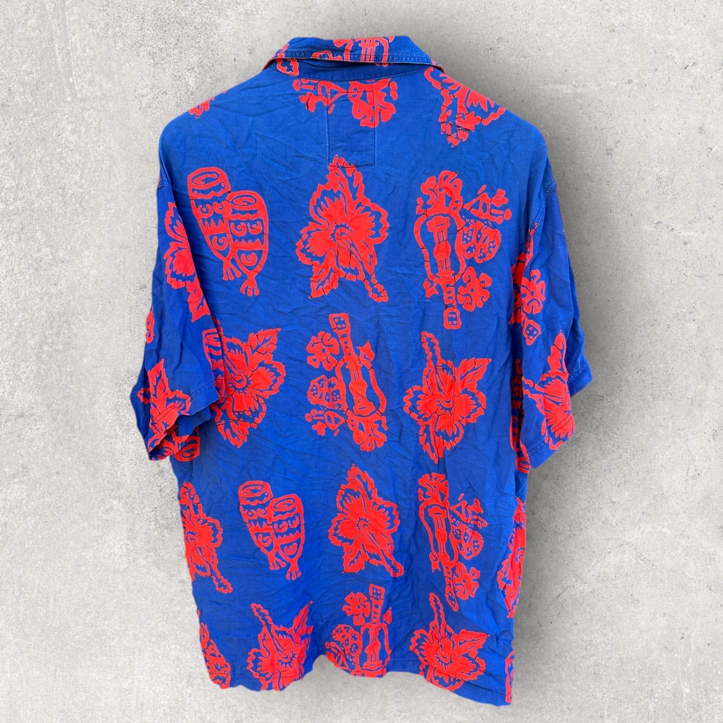 MAMBO LOUD VINTAGE HAWAIIAN BUTTON UP SHIRT