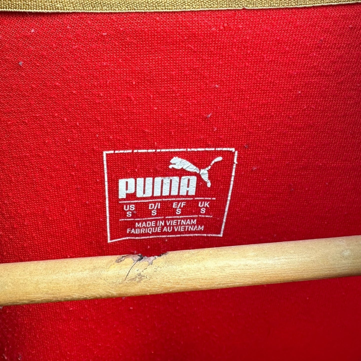 ARSENAL PUMA HALF ZIP RED TRAINING JACKET