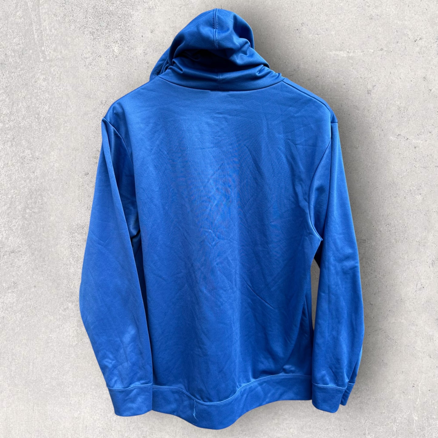 LA DODGERS MAJESTIC MLB BLUE PULLOVER HOODED JUMPER