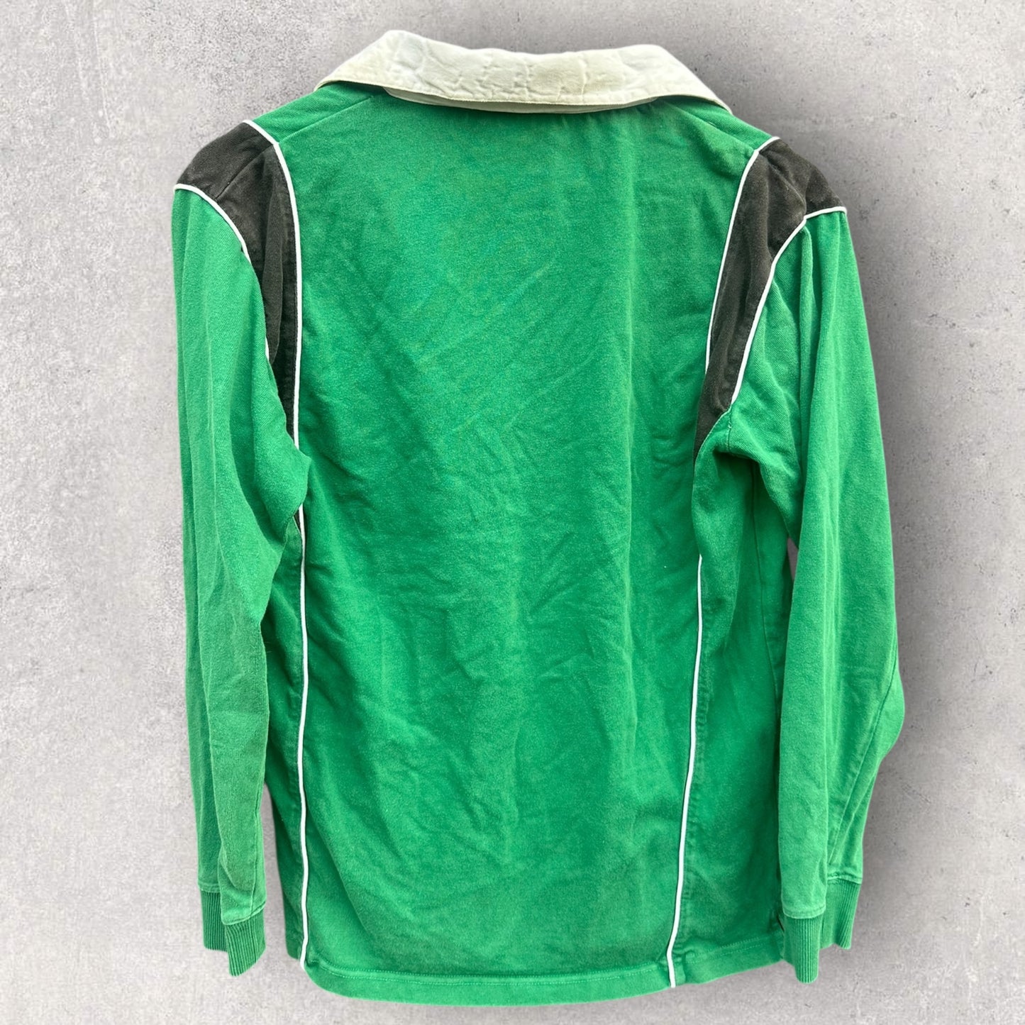 Ireland Rugby Union Green Long Sleeve Cotton Jersey