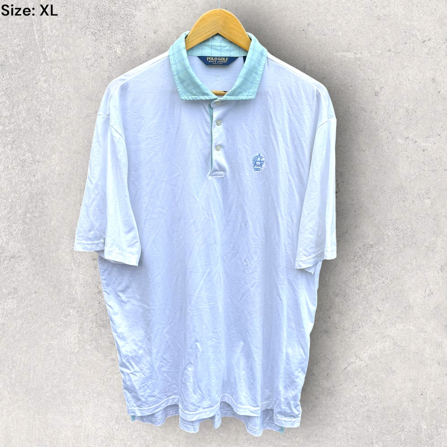 RALPH LAUREN POLO GOLF WHITE SHIRT