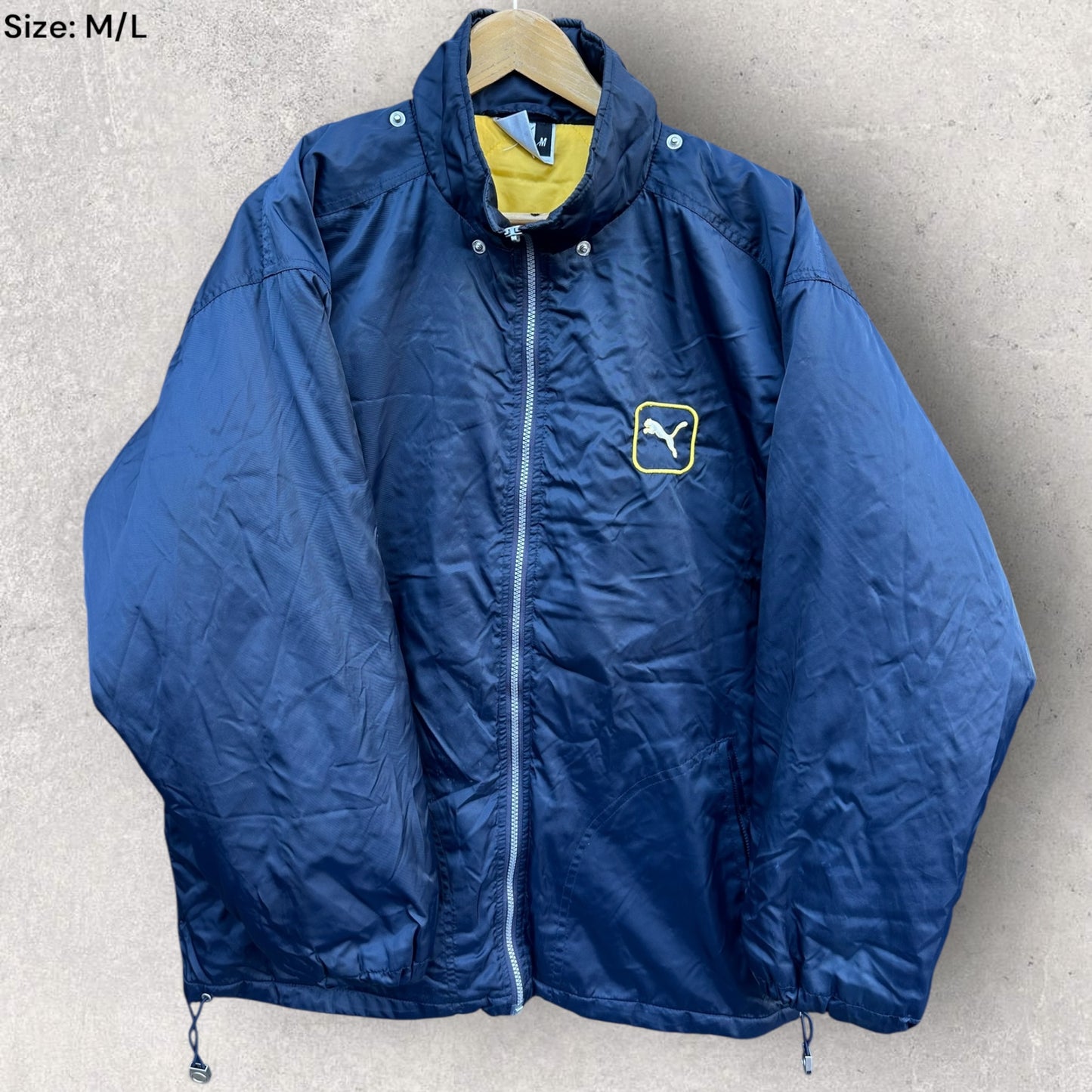 PUMA VINTAGE FULL ZIP BOMBER JACKET