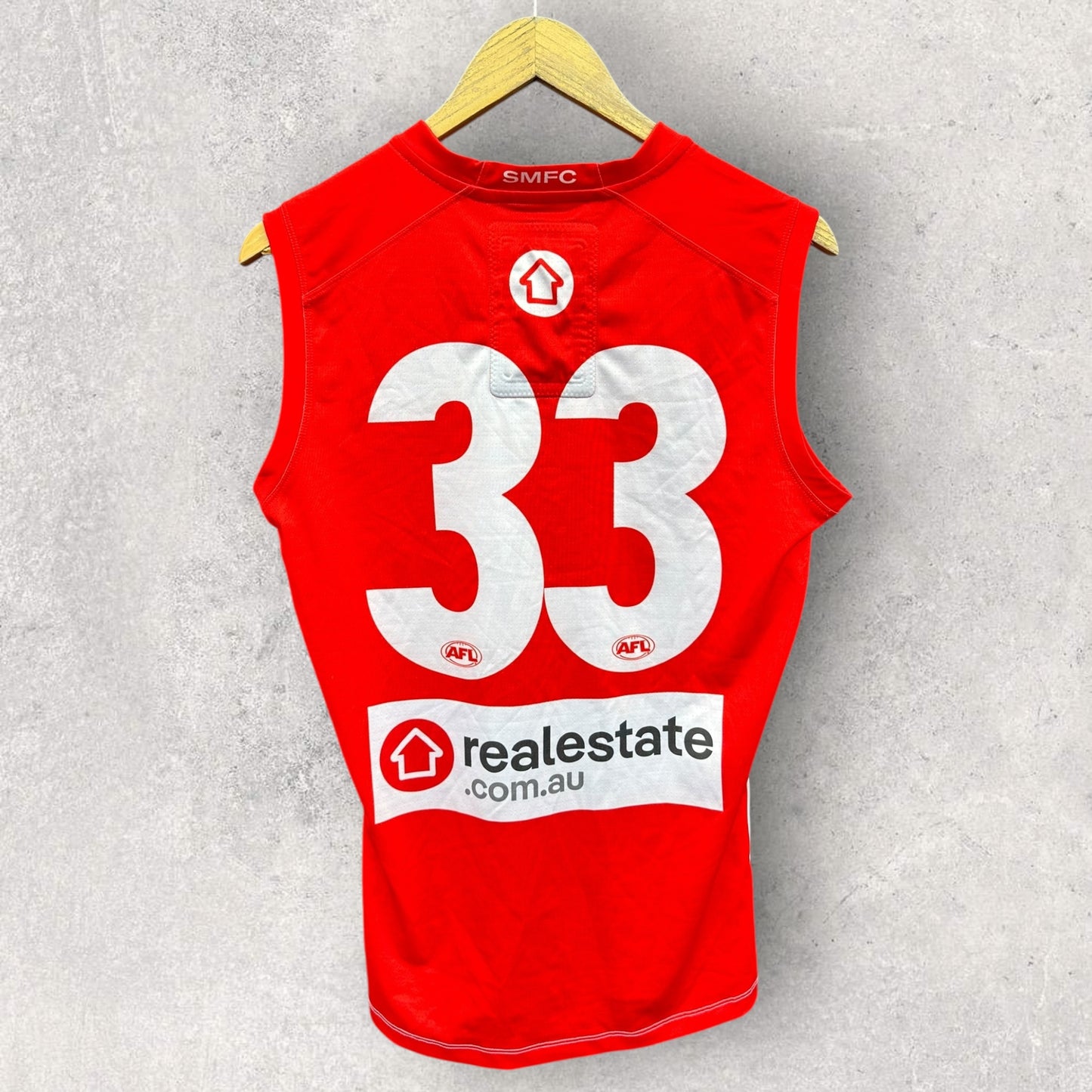 SYDNEY SWANS HOME NIKE 2024 MATCH WORN GUERNSEY CAIDEN CLEARY