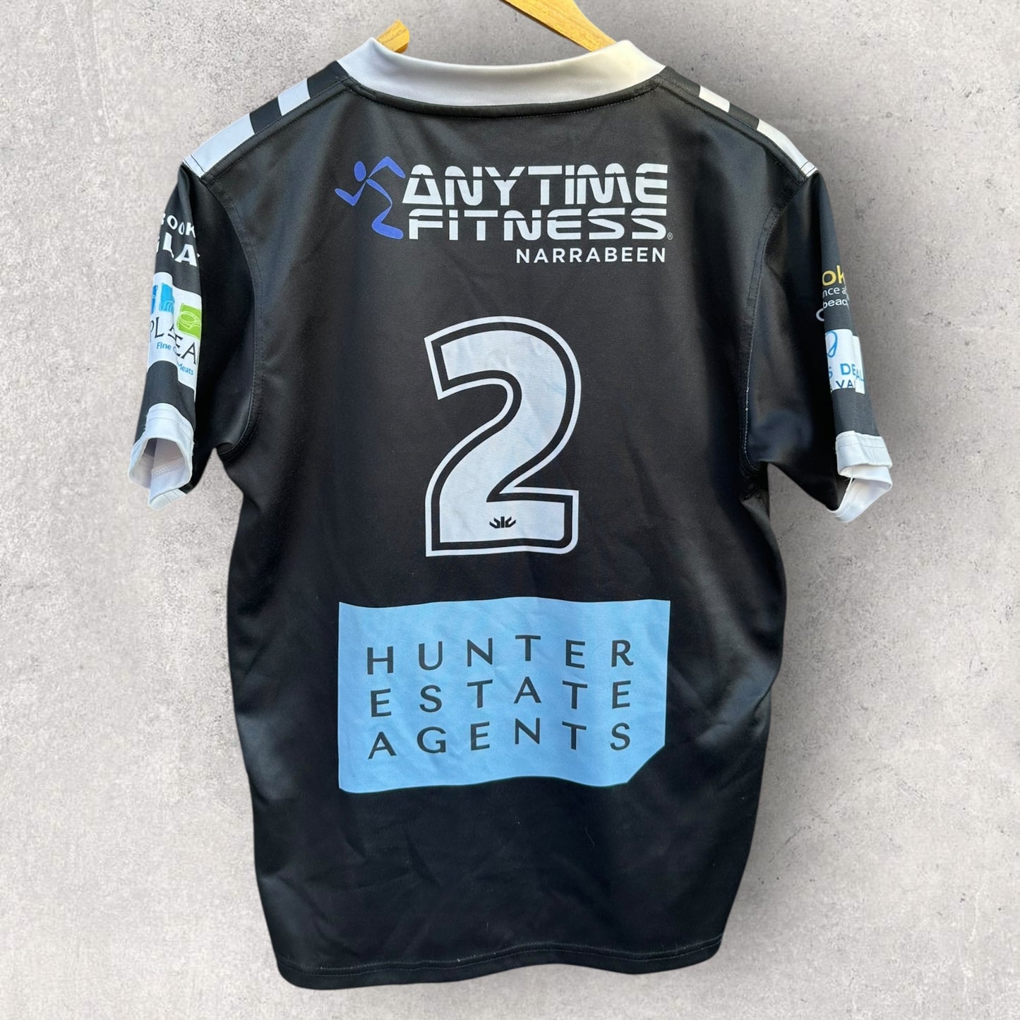 NARRABEEN SHARKS NSW RUGBY LEAGUE PLAYER JERSEY #2