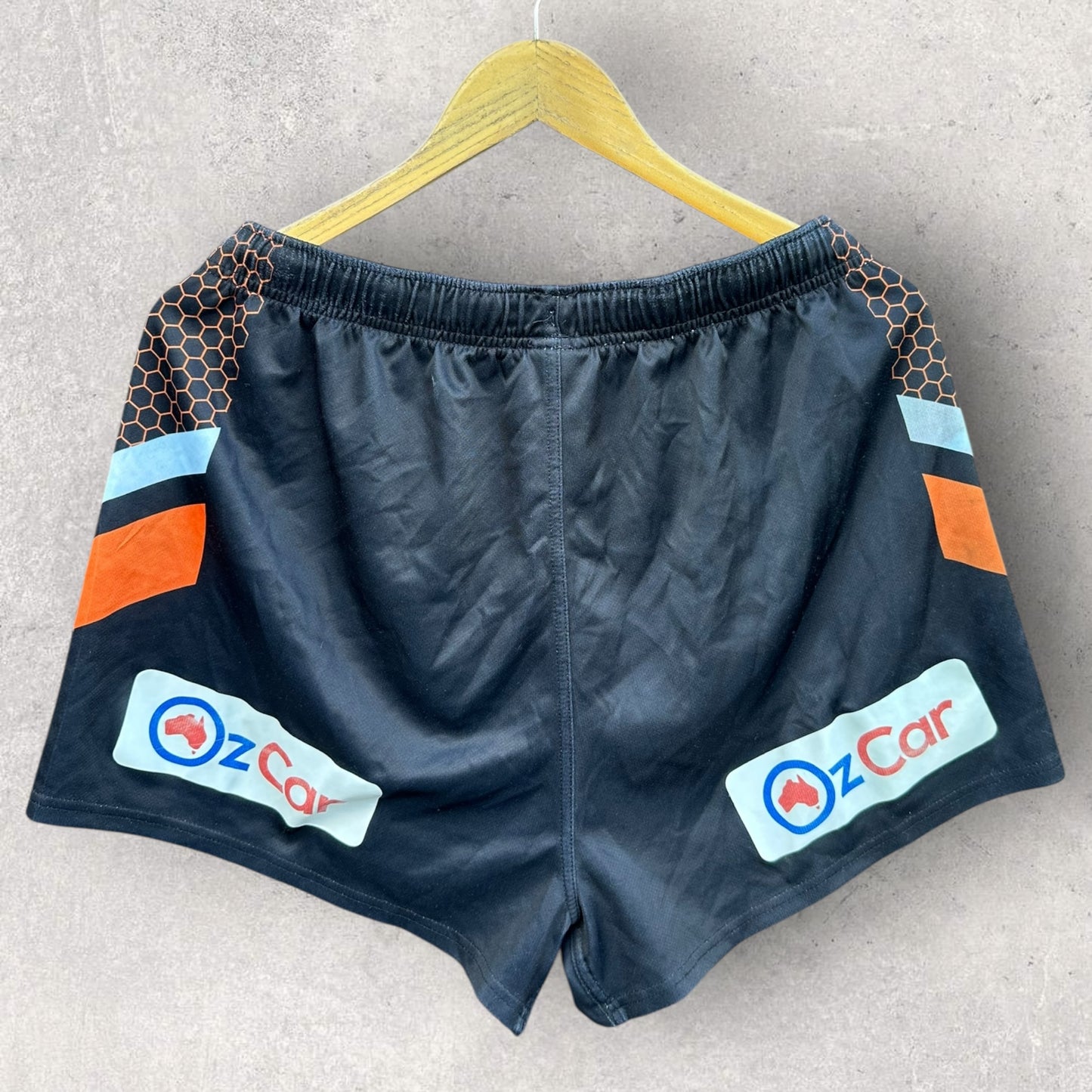 WESTS TIGERS 2025 MATCH WORN SHORTS PLAYER ISSUED TERRELL MAY