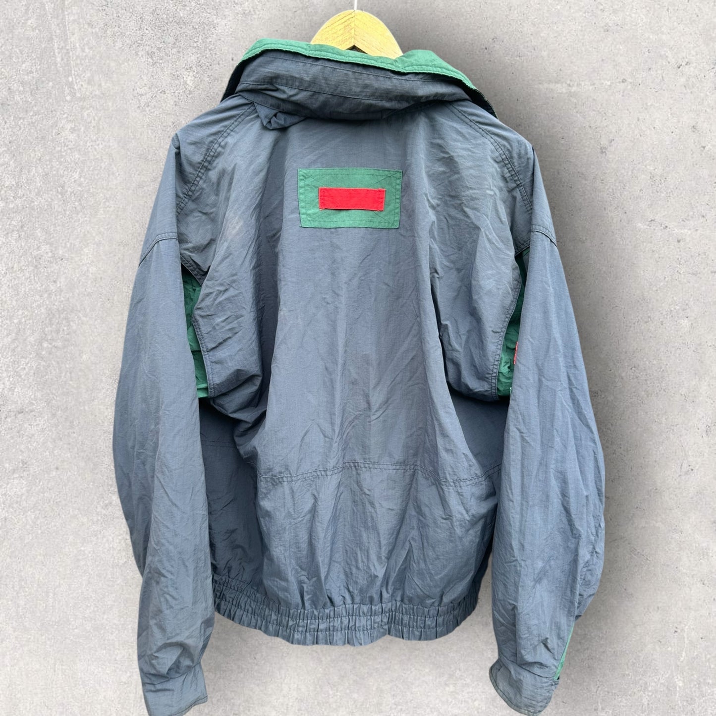 HONDA MOTORSPORT BLUE VINTAGE WINDBREAKER HOODED JACKET