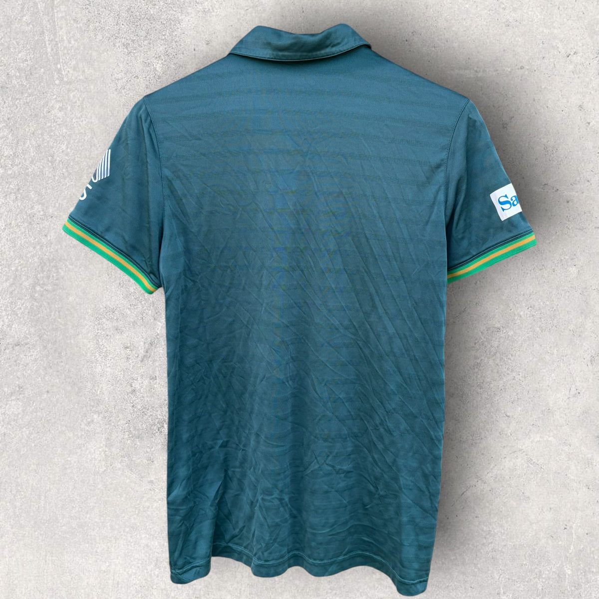 Australia 7s Rugby Union Asics Green Player Issued Media Polo