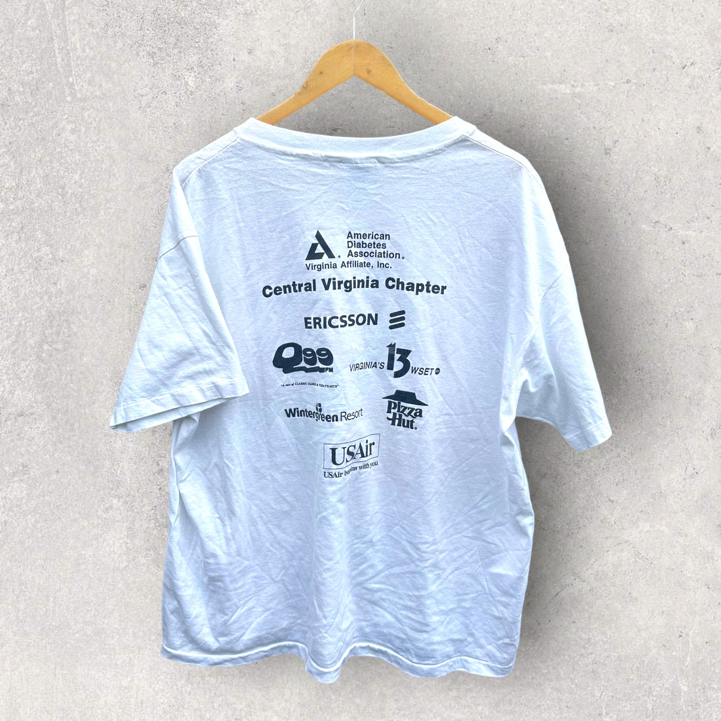 TOUR DE CURE DIABETES 1995 VINTAGE T-SHIRT