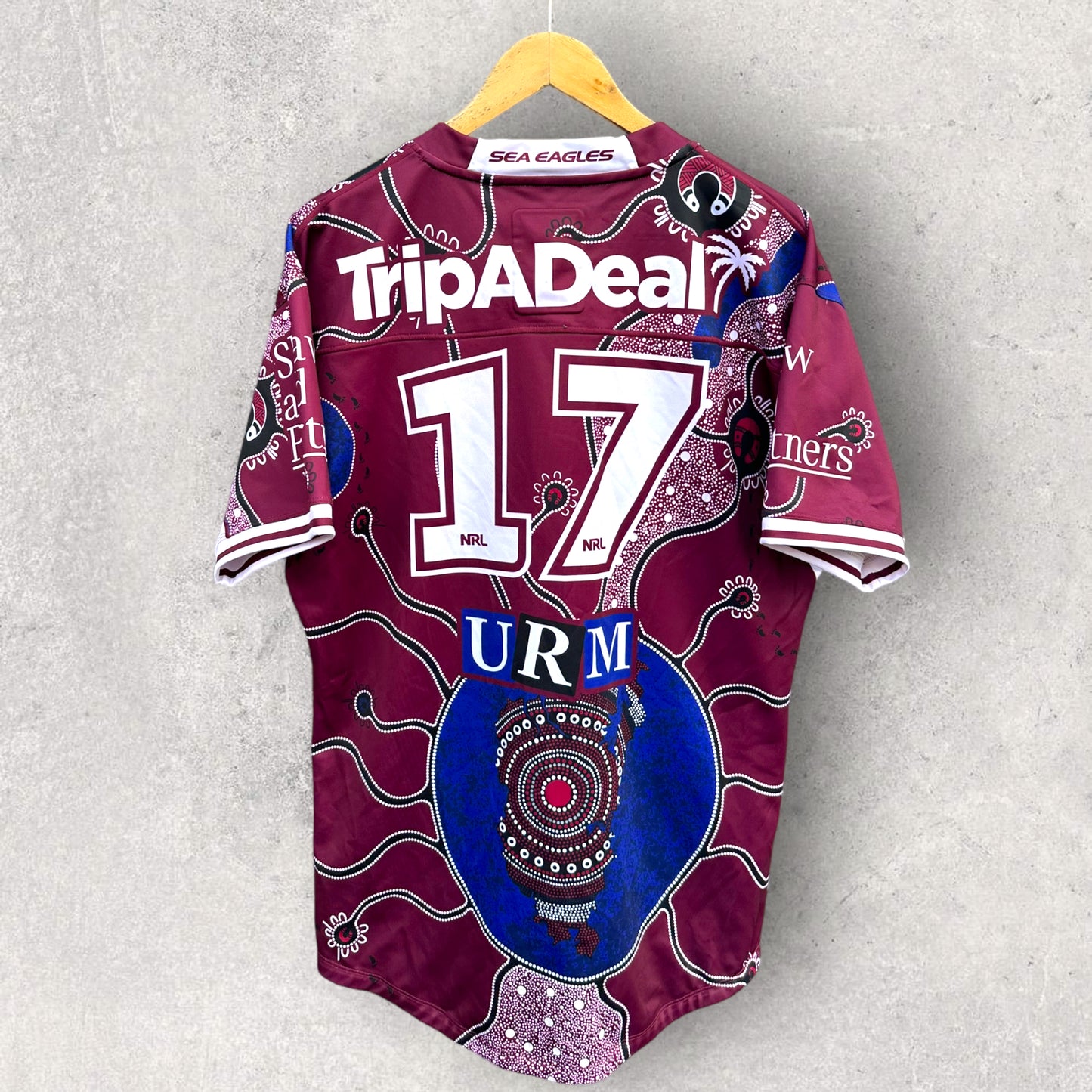 TANIELA PASEKA MANLY WARRINGAH SEA EAGLES 2020 MATCH WORN INDIGENOUS JERSEY + SIGNED