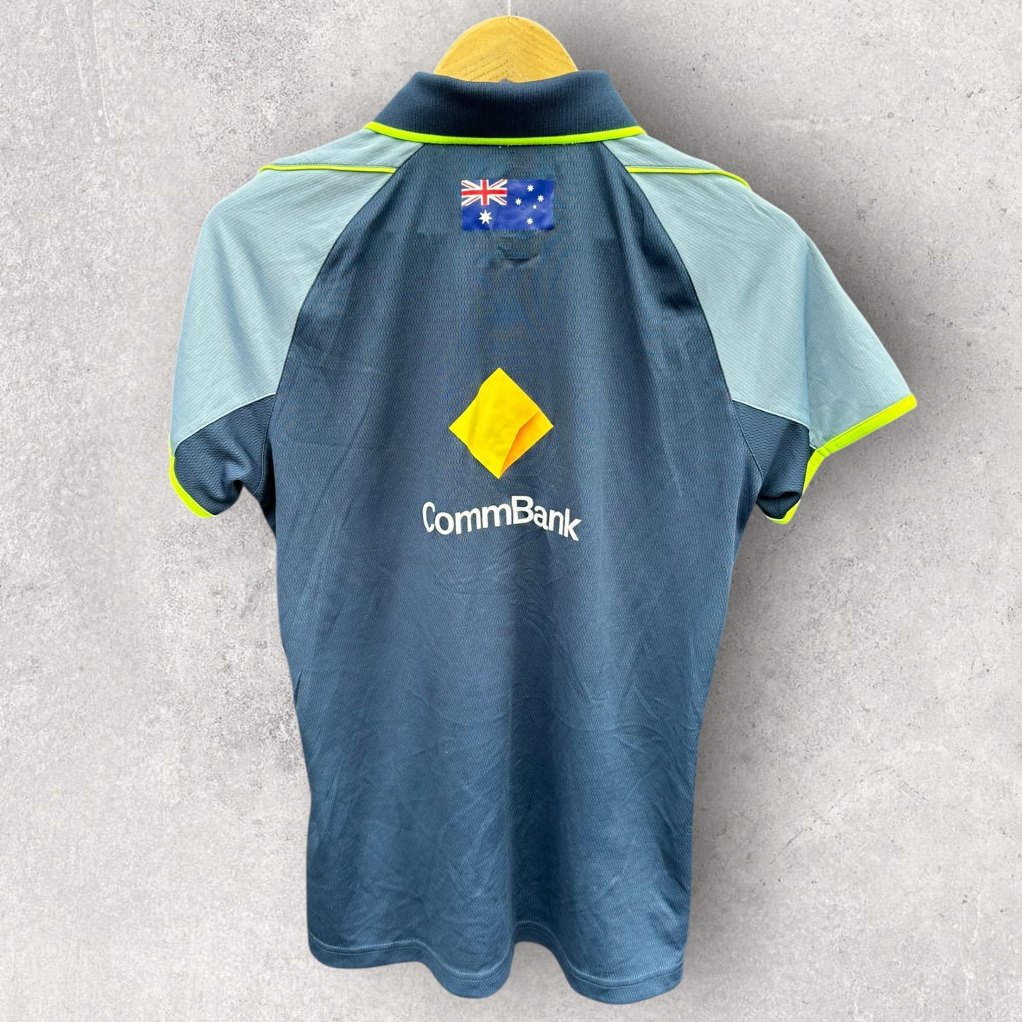 CRICKET AUSTRALIA ASICS PLAYER WORN TRAINING SHIRT ISSUED TO ELLYSE PERRY