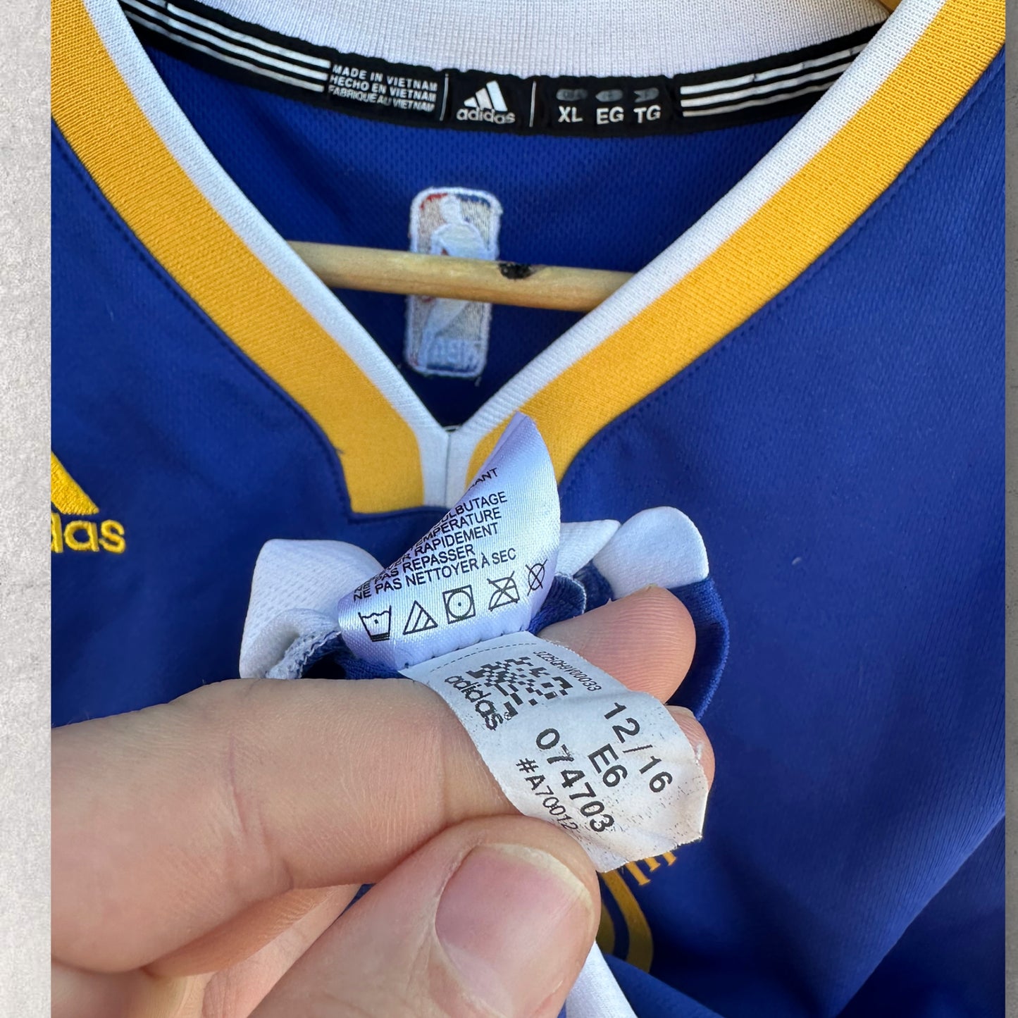 KEVIN DURANT GOLDEN STATE WARRIORS ADIDAS KIDS NBA JERSEY