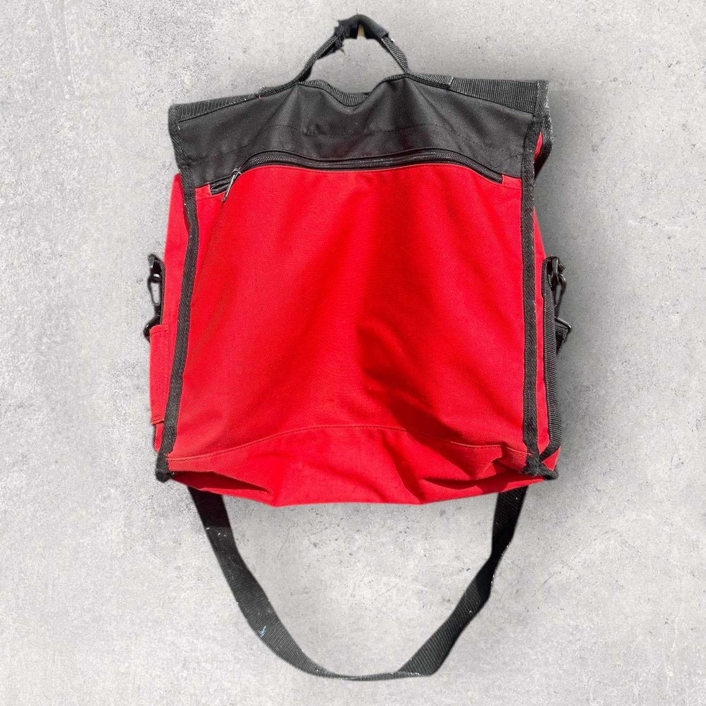 RIPCURL VINTAGE RED CARRY DUFFEL BAG