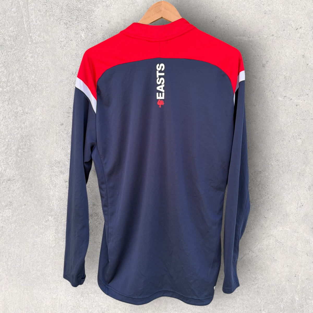 Sydney Roosters ISC Chest Zip Long Sleeve NRL Training Shirt