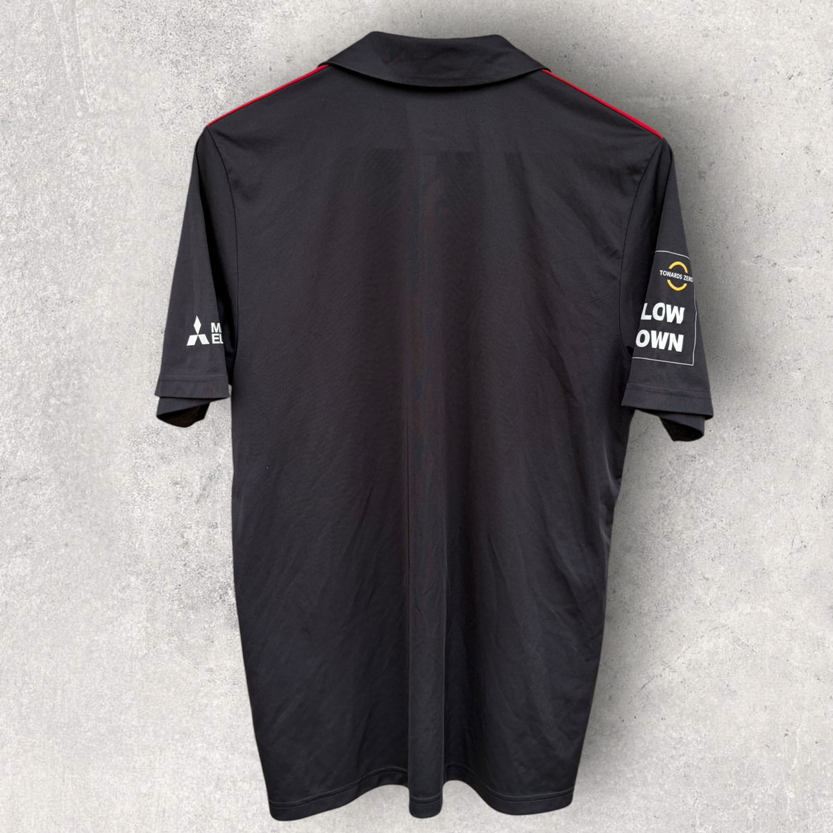 Western Sydney Wanderers 2023 Adidas Black Media Travel Polo Shirt