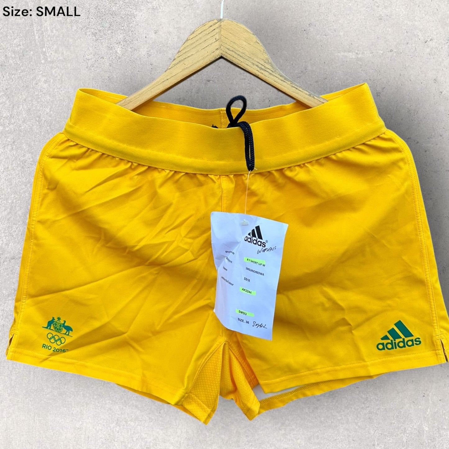 AUSTRALIAN OLYMPIC TEAM RIO 2016 OLYMPIC GAMES ADIDAS PROTOTYPE SHORTS