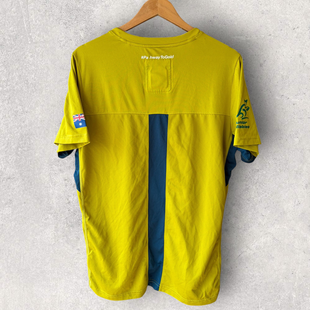 Rugby Australia Junior Wallabies ASICS Player Issued Training Shirt