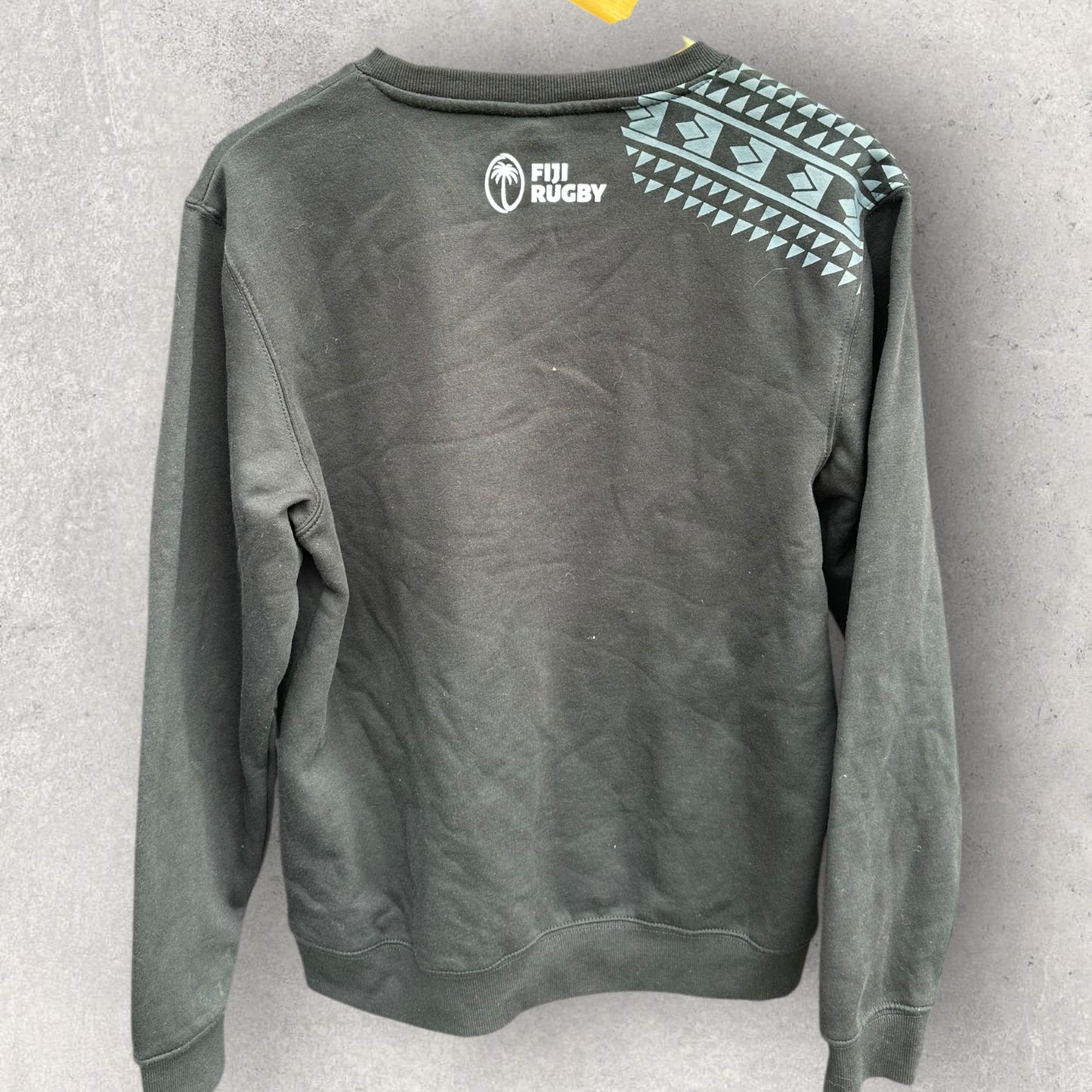 FIJI RUGBY PULLOVER BLACK JUMPER