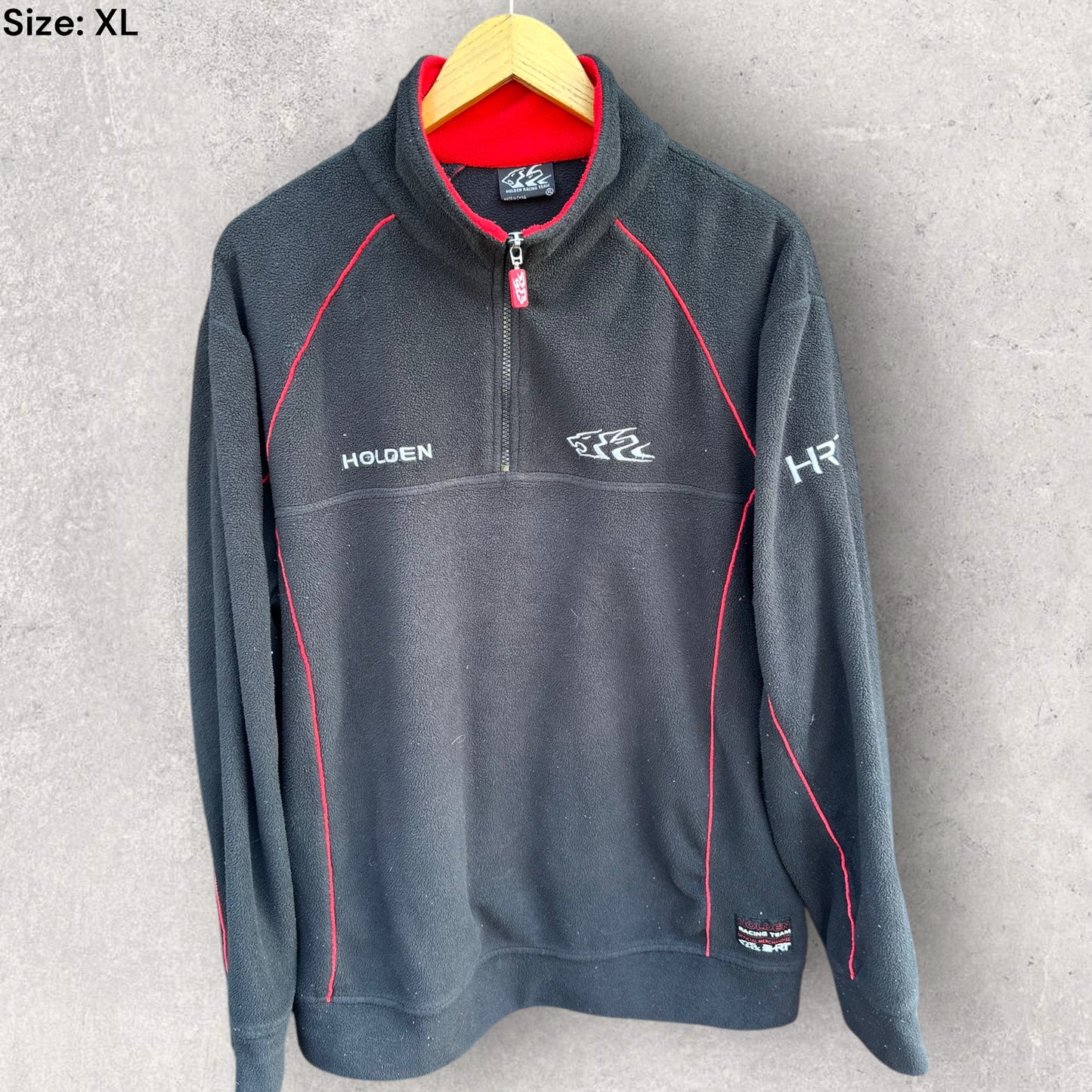 HOLDEN HSV BLACK FLEECE QUARTER ZIP JUMPER