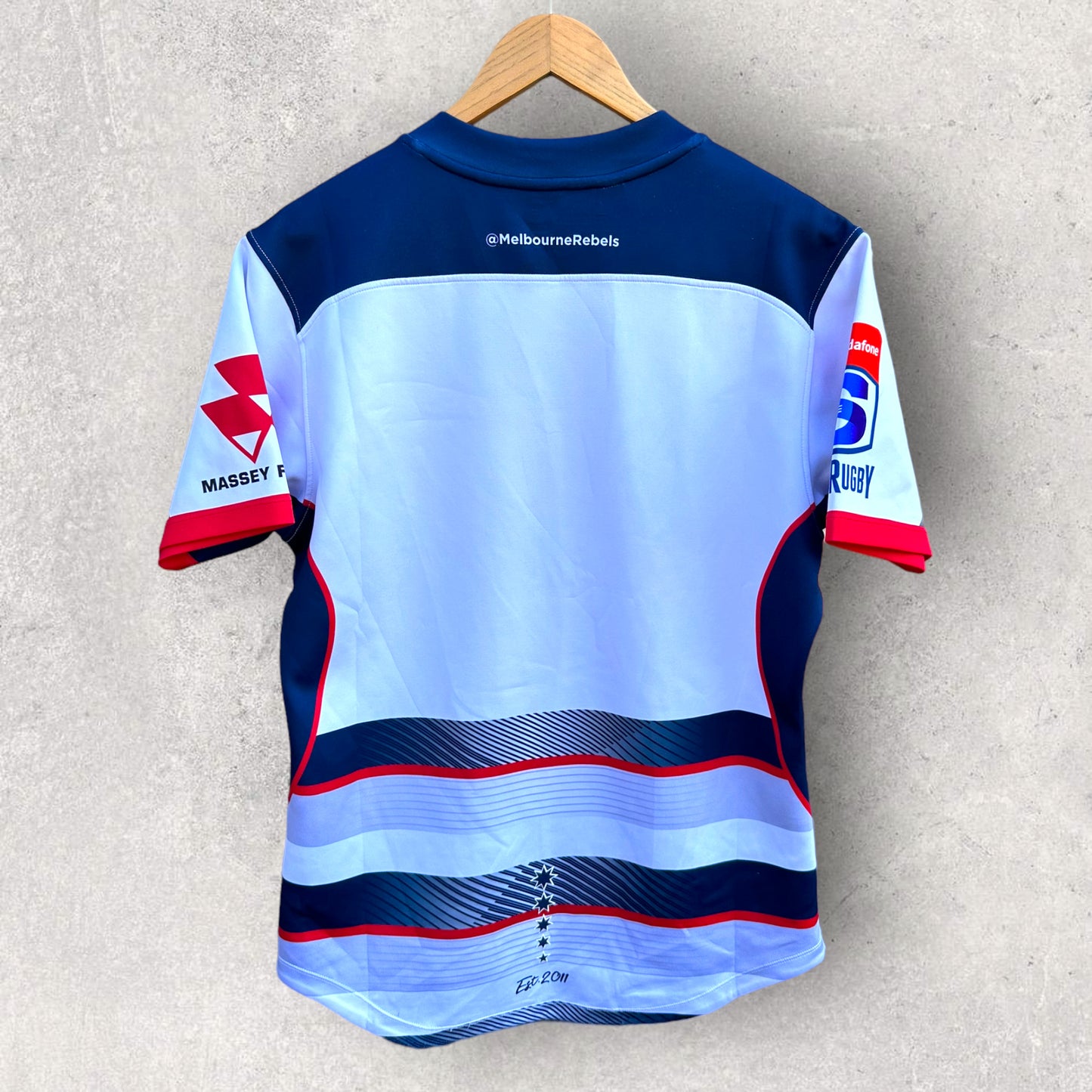 MELBOURNE REBELS SUPER RUGBY BLK JERSEY