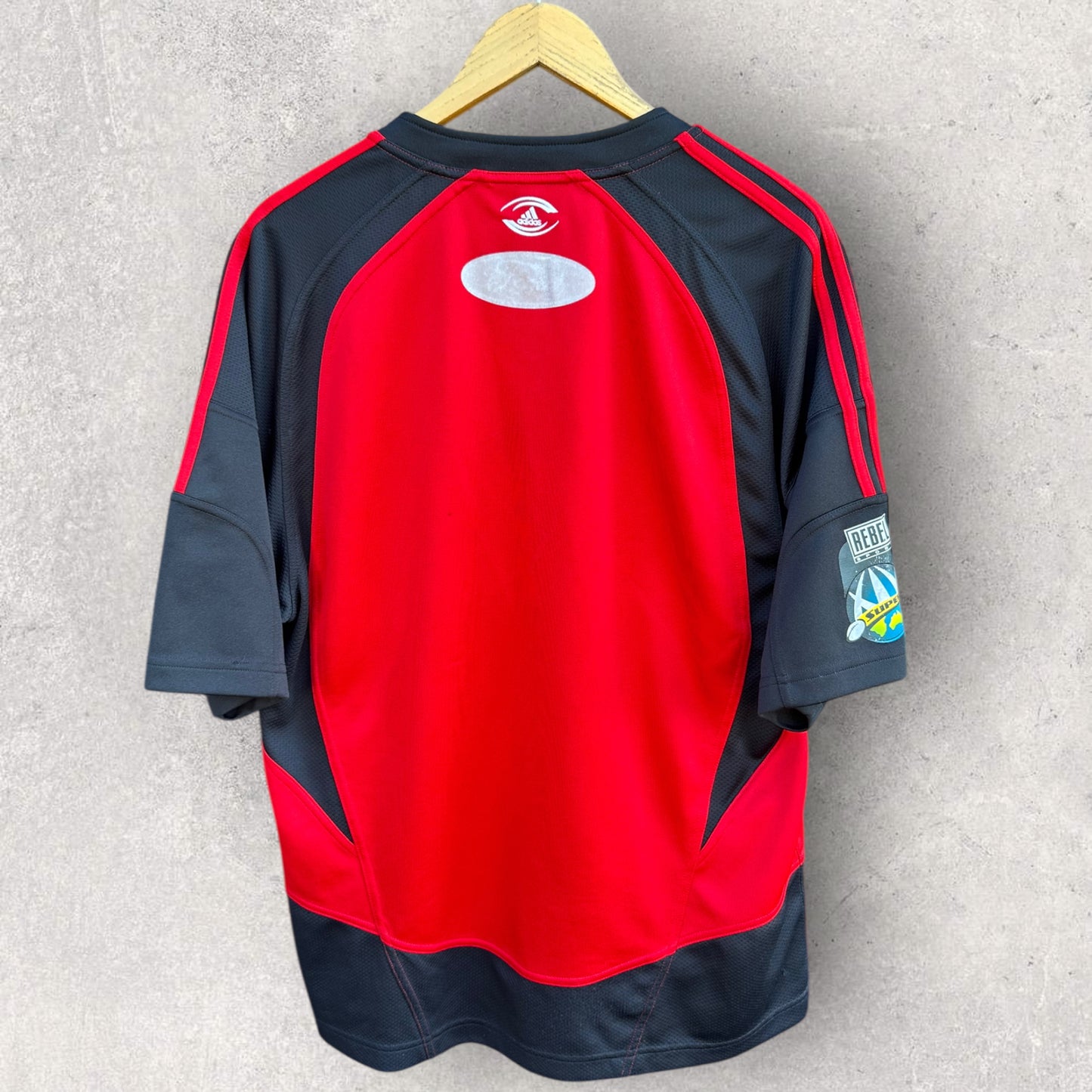 CANTERBURY CRUSADERS ADIDAS VINTAGE 2006 SUPER 14 RUGBY UNION JERSEY