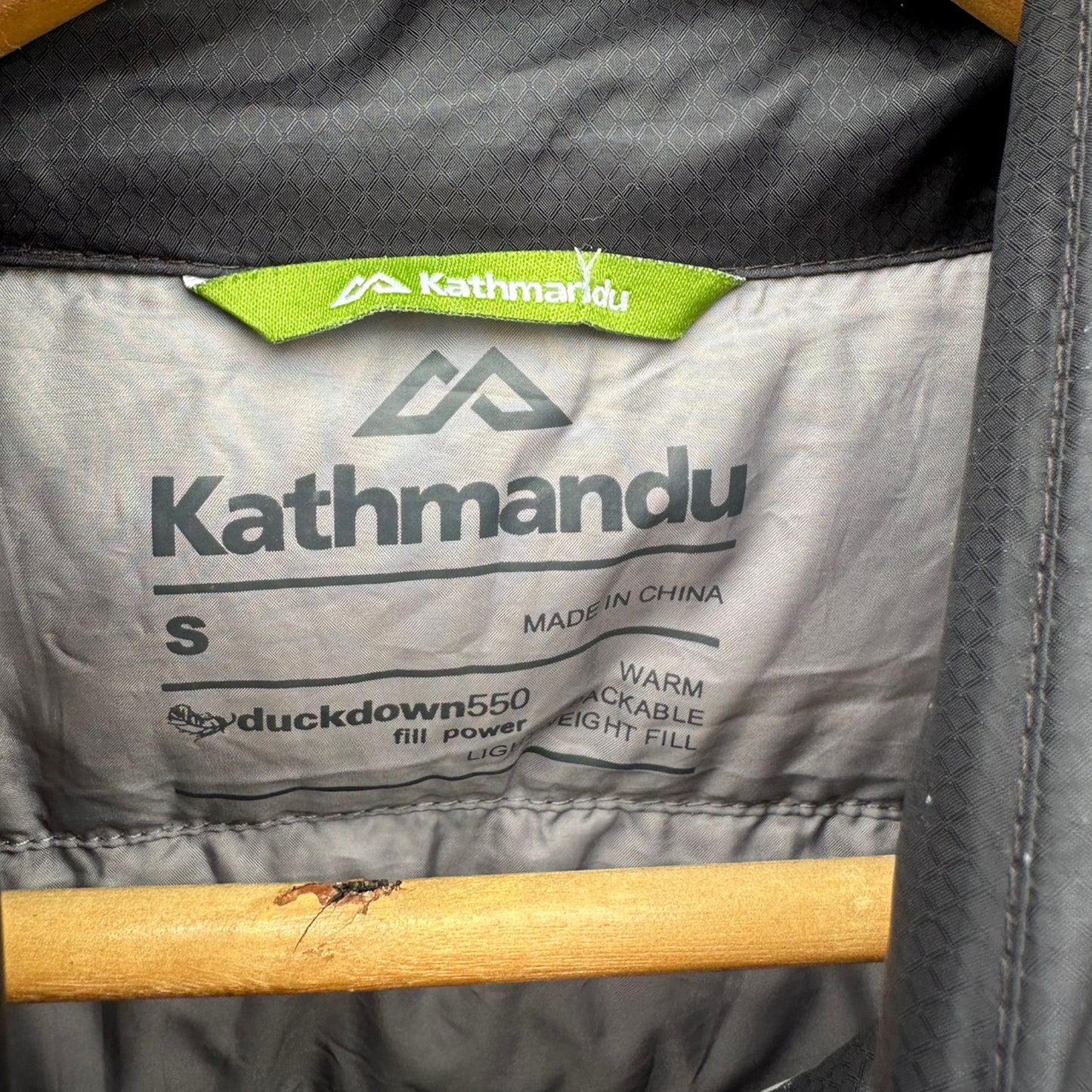 KATHMANDU BLACK SLEEVELESS PUFFER JACKET