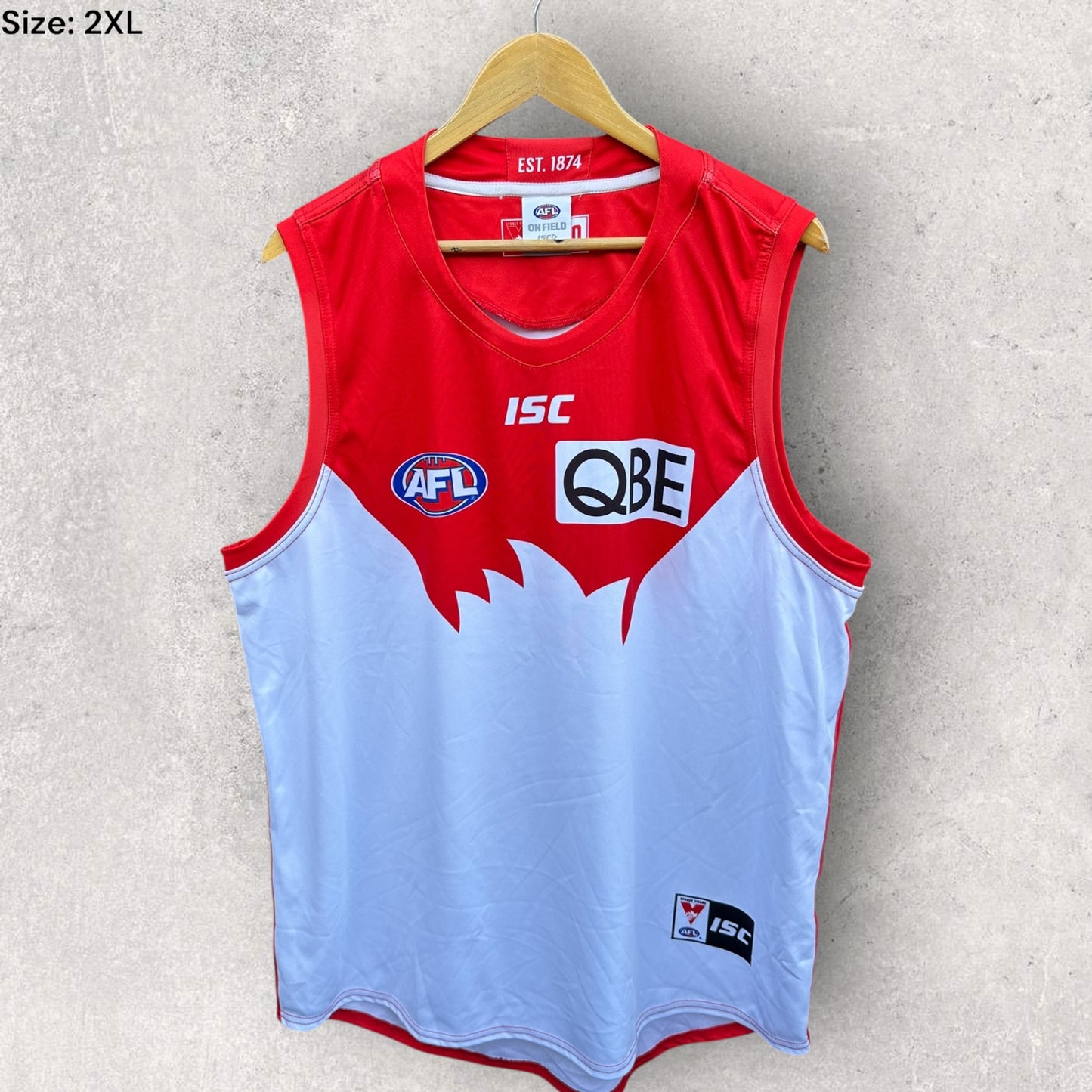 SYDNEY SWANS ISC 2020 ON FIELD GUERNSEY