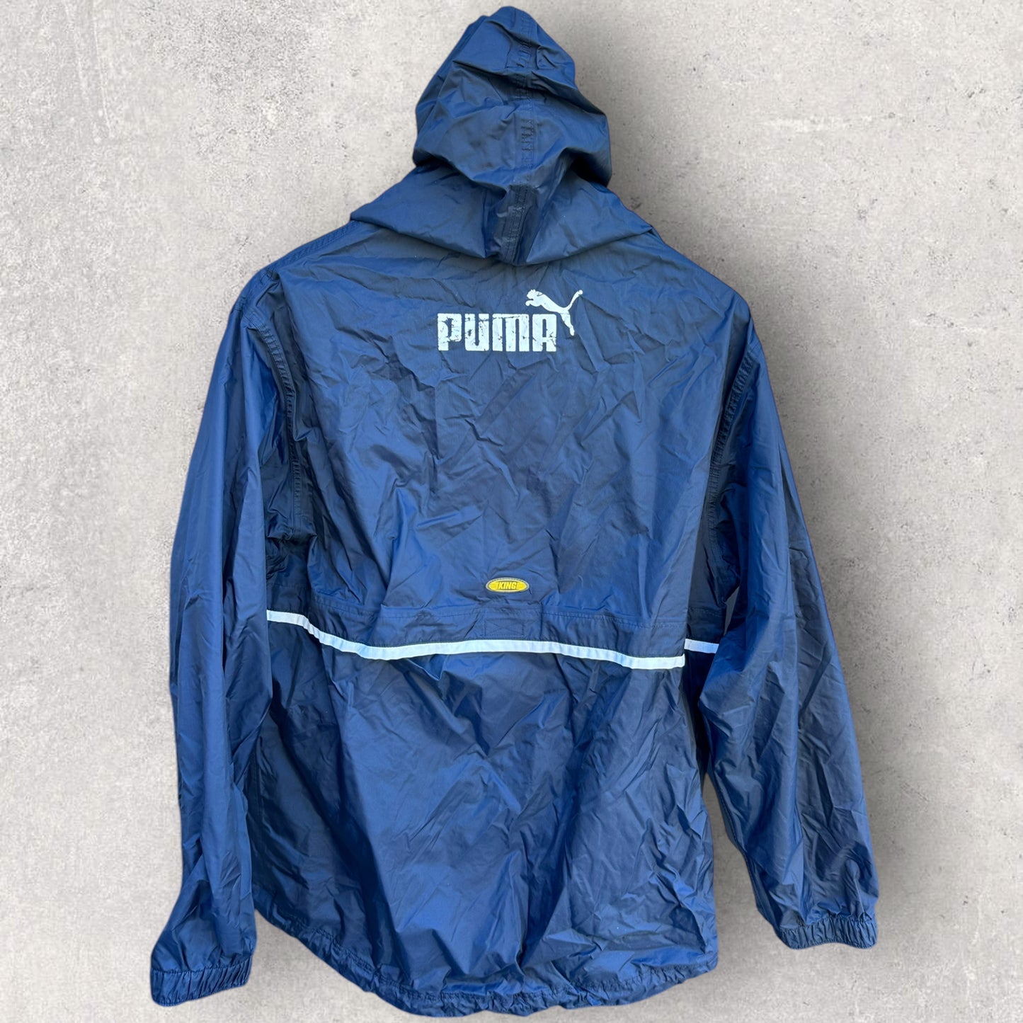 HAWTHORN HAWKS PUMA KING VINTAGE WINDBREAKER HOODED JACKET