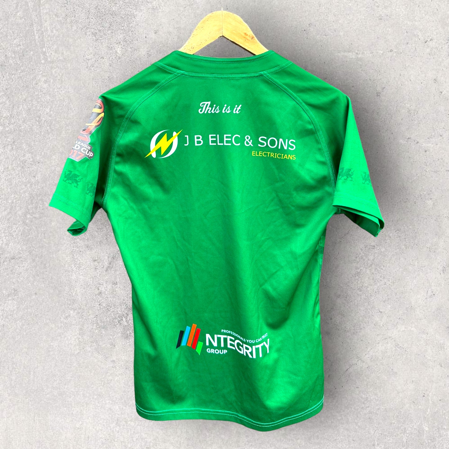 WALES 2017 RUGBY LEAGUE WORLD CUP JERSEY