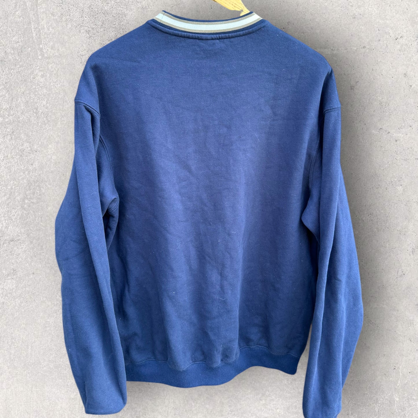 NEW YORK YANKEES MLB BLUES MAJESTIC PULLOVER JUMPER