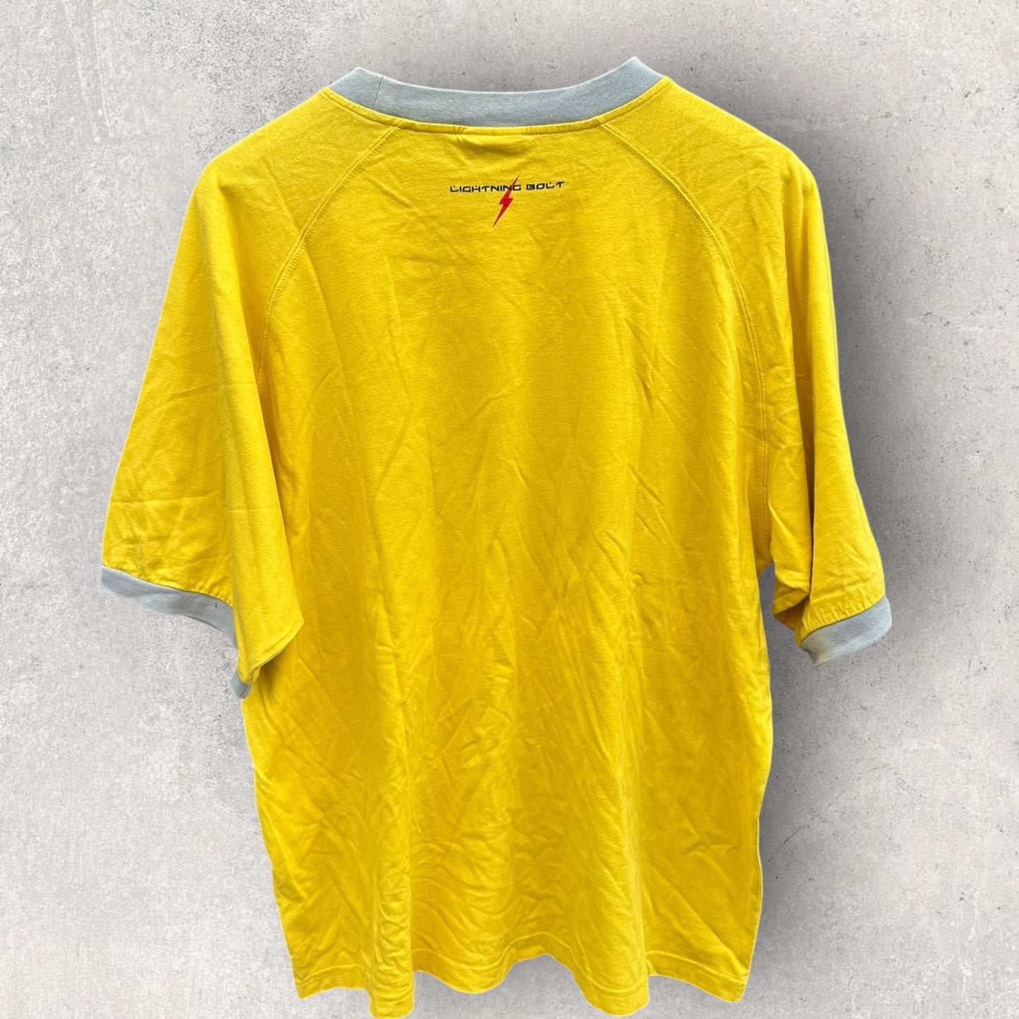 LIGHTNING BOLT VINTAGE YELLOW VINTAGE SHORT SLEEVE SHIRT