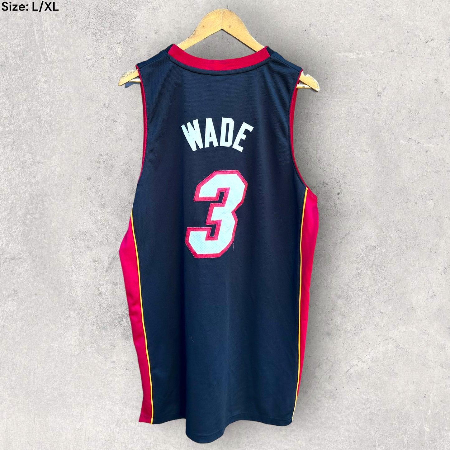 DWAYNE WADE MIAMI HEAT ADIDAS JERSEY