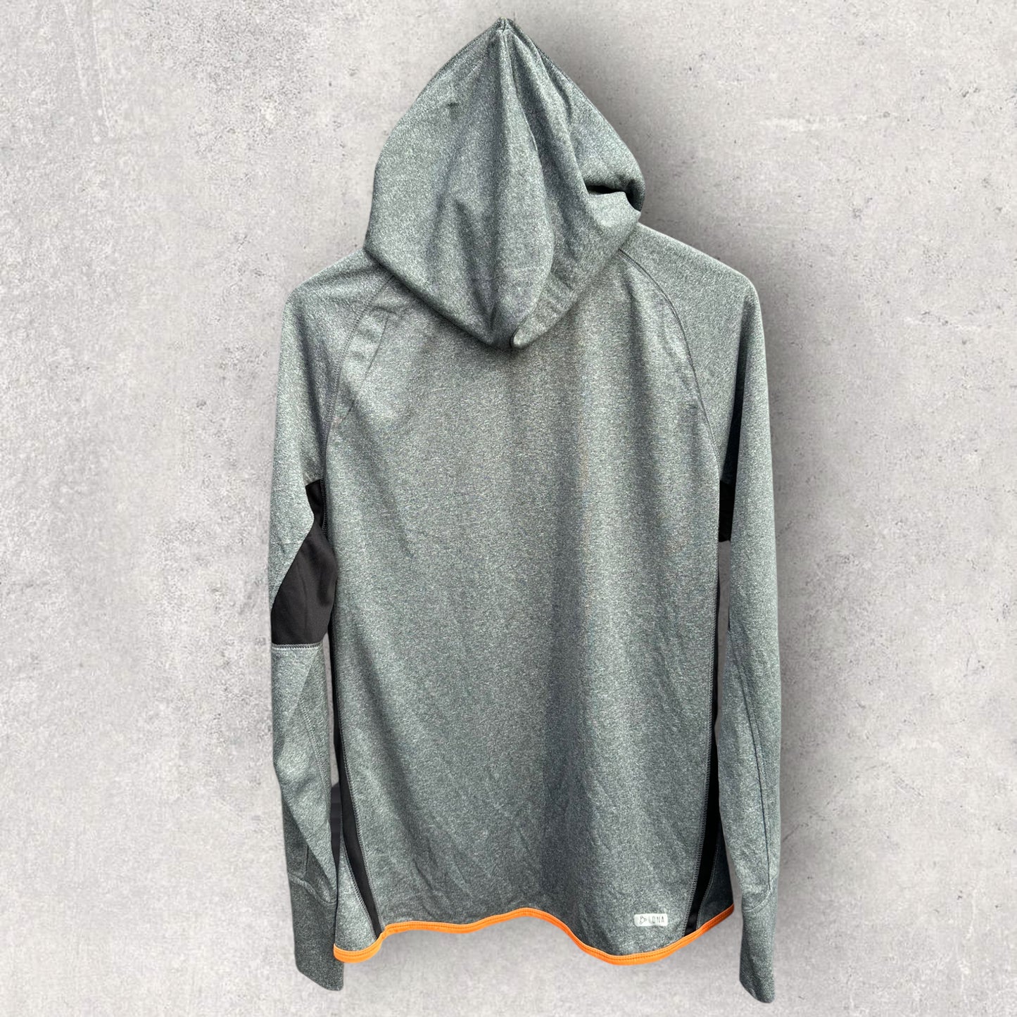 WESTS TIGERS ISC HALF ZIP GREY HOODED TRAINING TOP