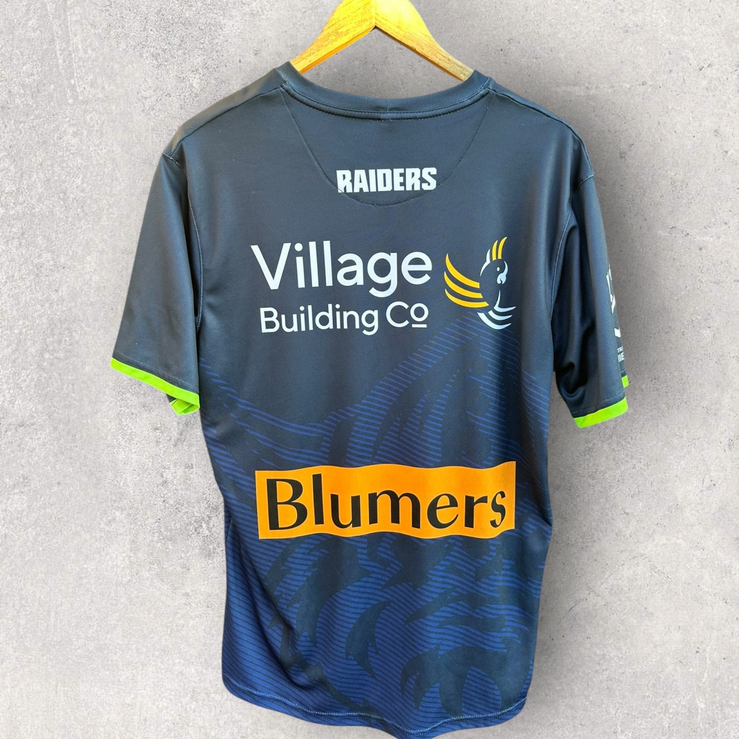 Canberra Raiders ISC Blue NRLW Short Sleeve Mens Training Shirt