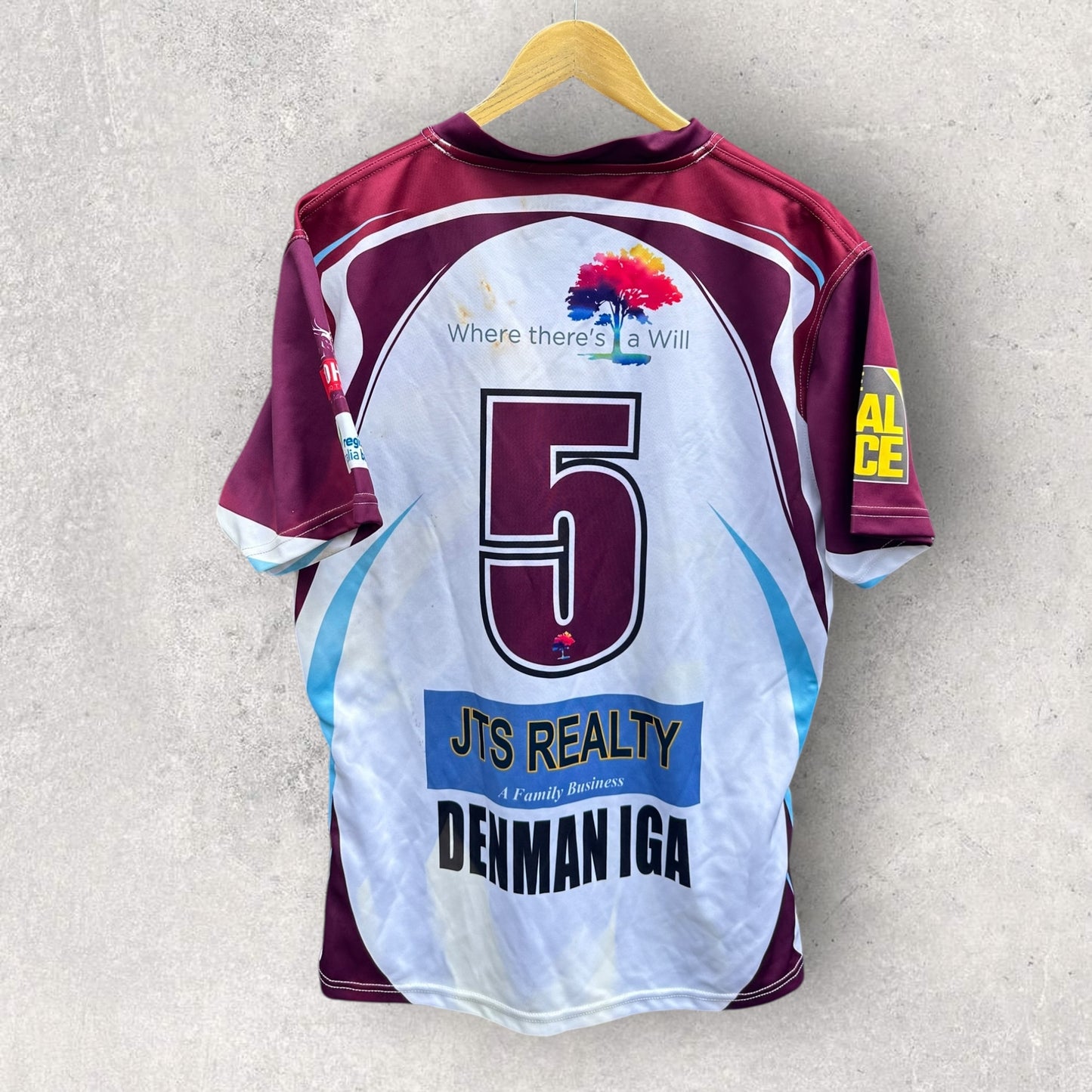 DENMAN DEVILS COUNTRY RUGBY LEAGUE MATCH JERSEY