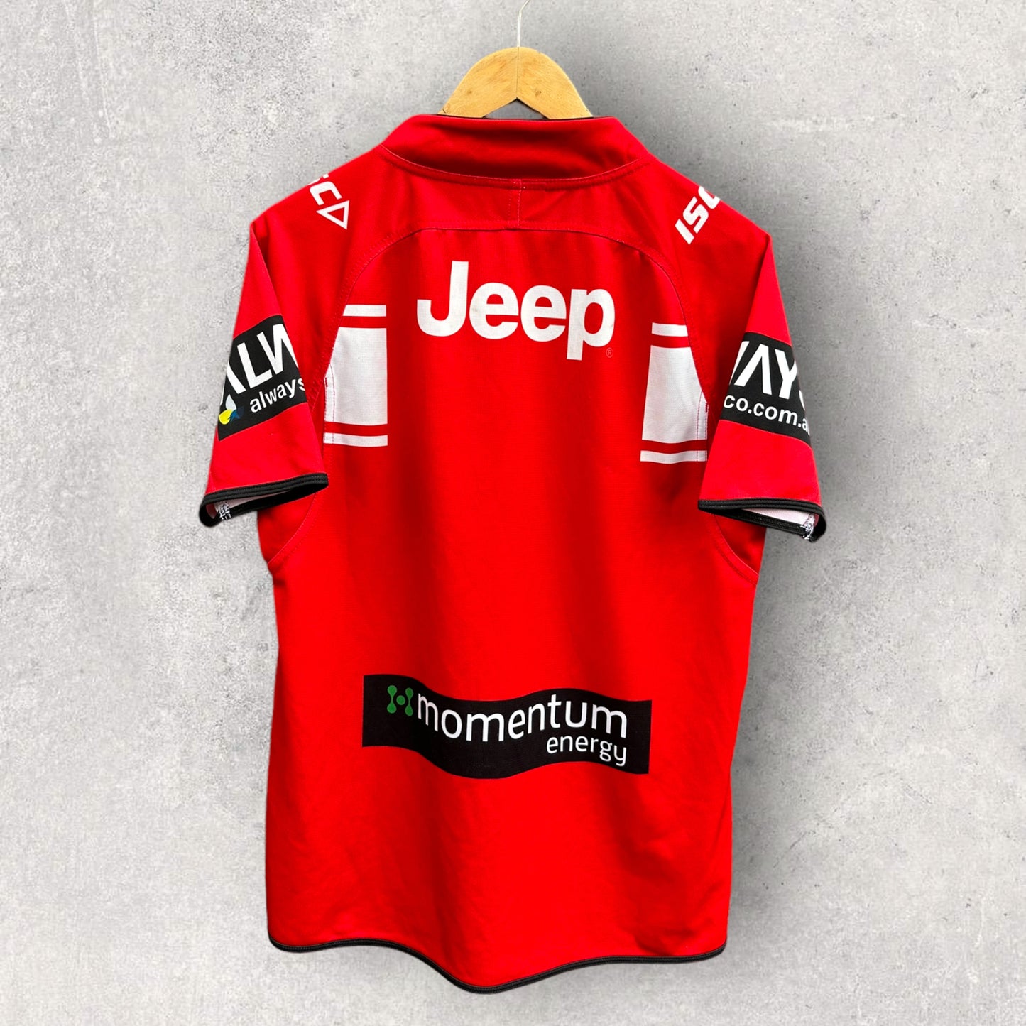 ST GEORGE ILLAWARRA DRAGONS 2014 AWAY JERSEY