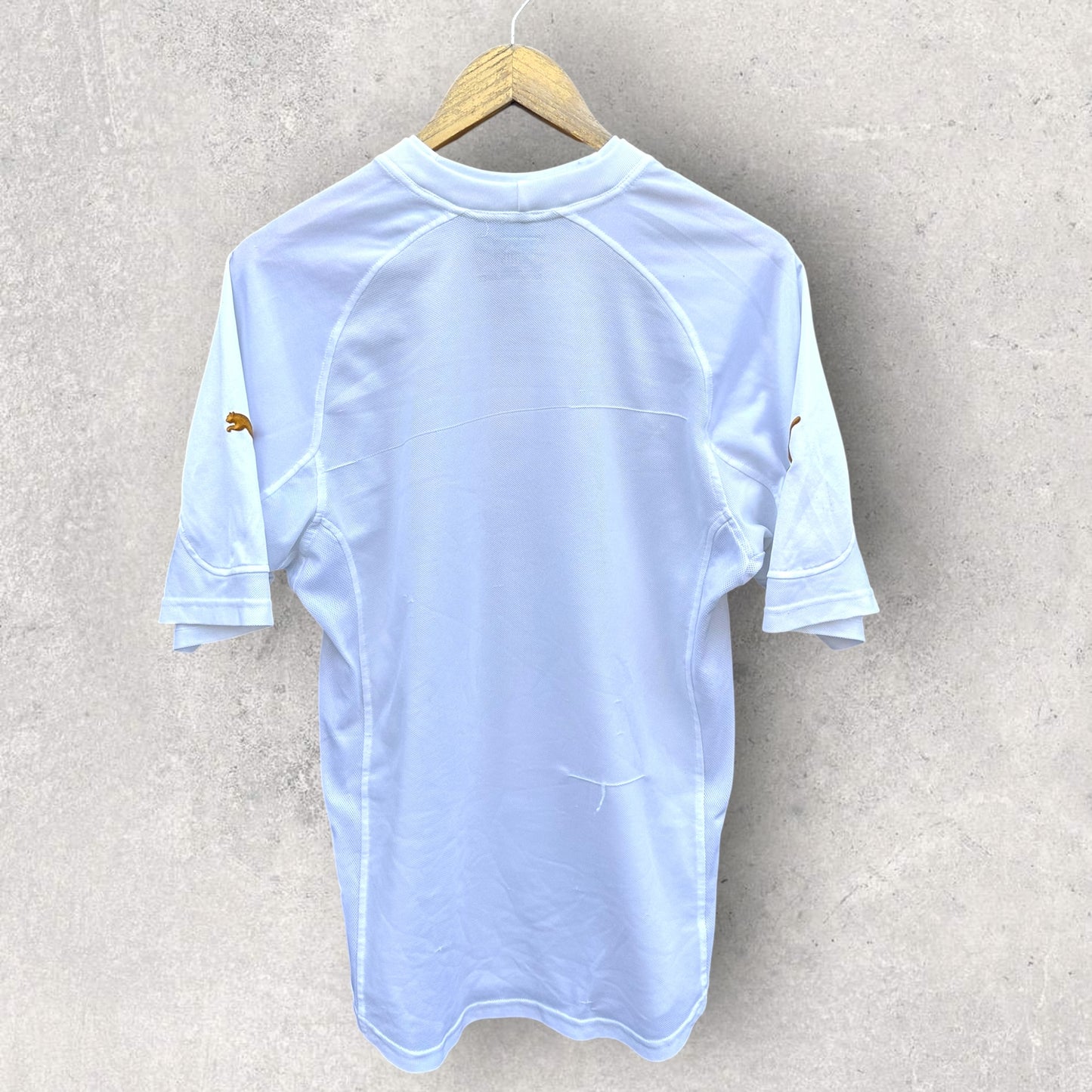 ITALY 2004 AWAY PUMA WHITE INTERNATIONAL SOCCER FOOTBALL JERSEY