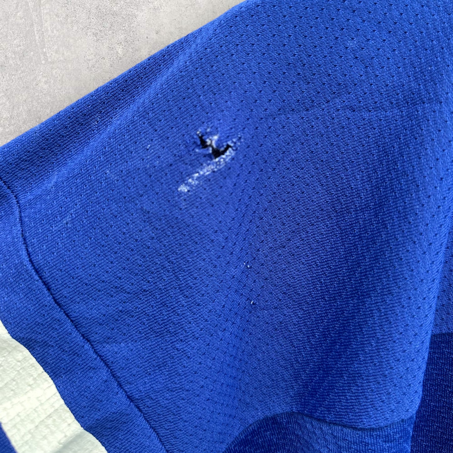 JIM HARBAUGH INDIANAPOLIS COLTS LOGO 7 EARLY 1990s JERSEY