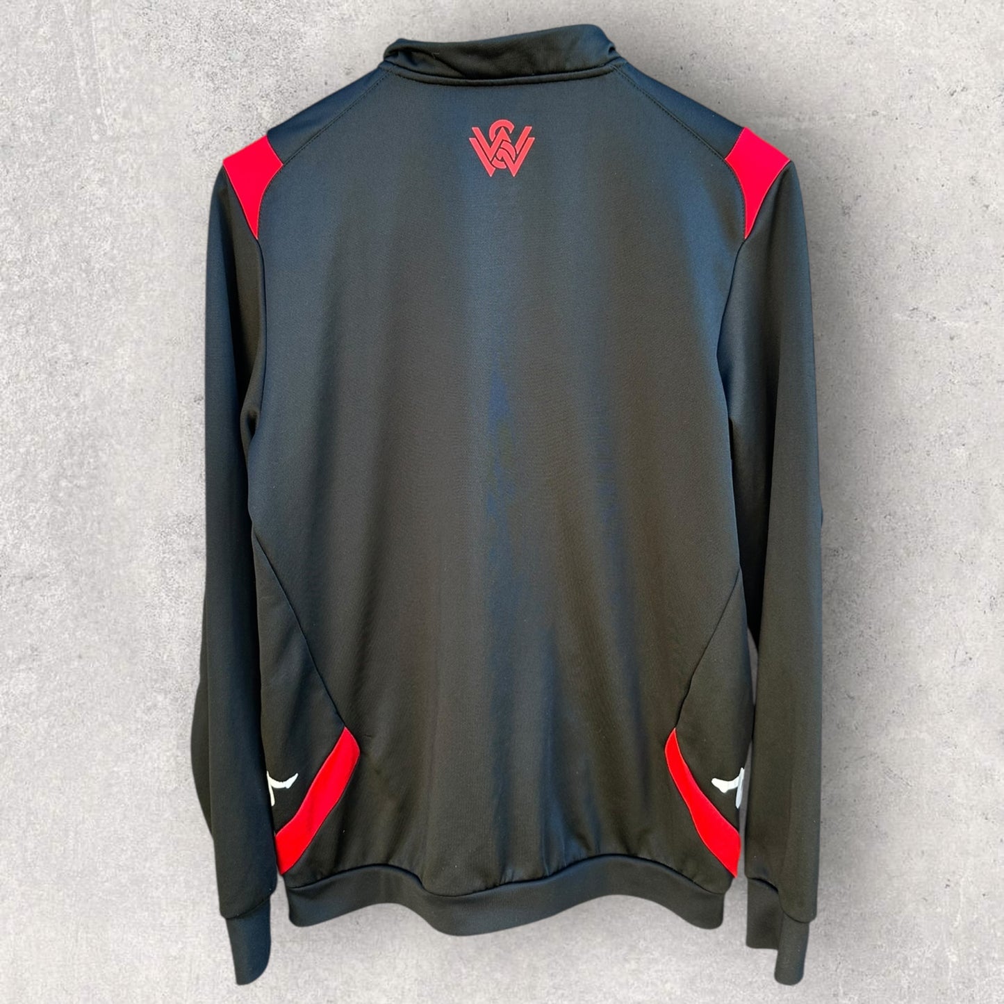 Western Sydney Wanderers Kappa Full Zip Black A league Jacket