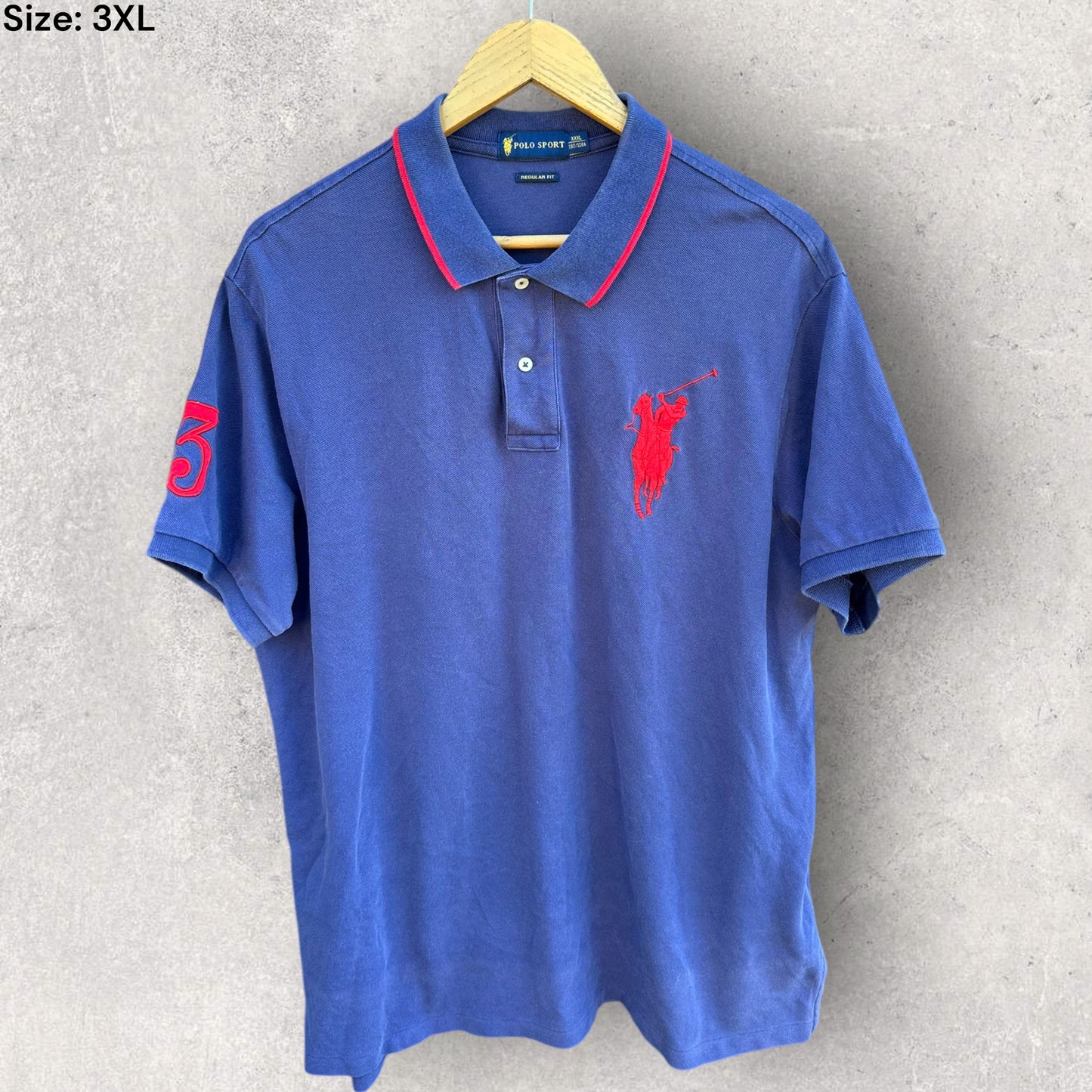 RALPH LAUREN POLO BLUE SHORT SLEEVE SHIRT