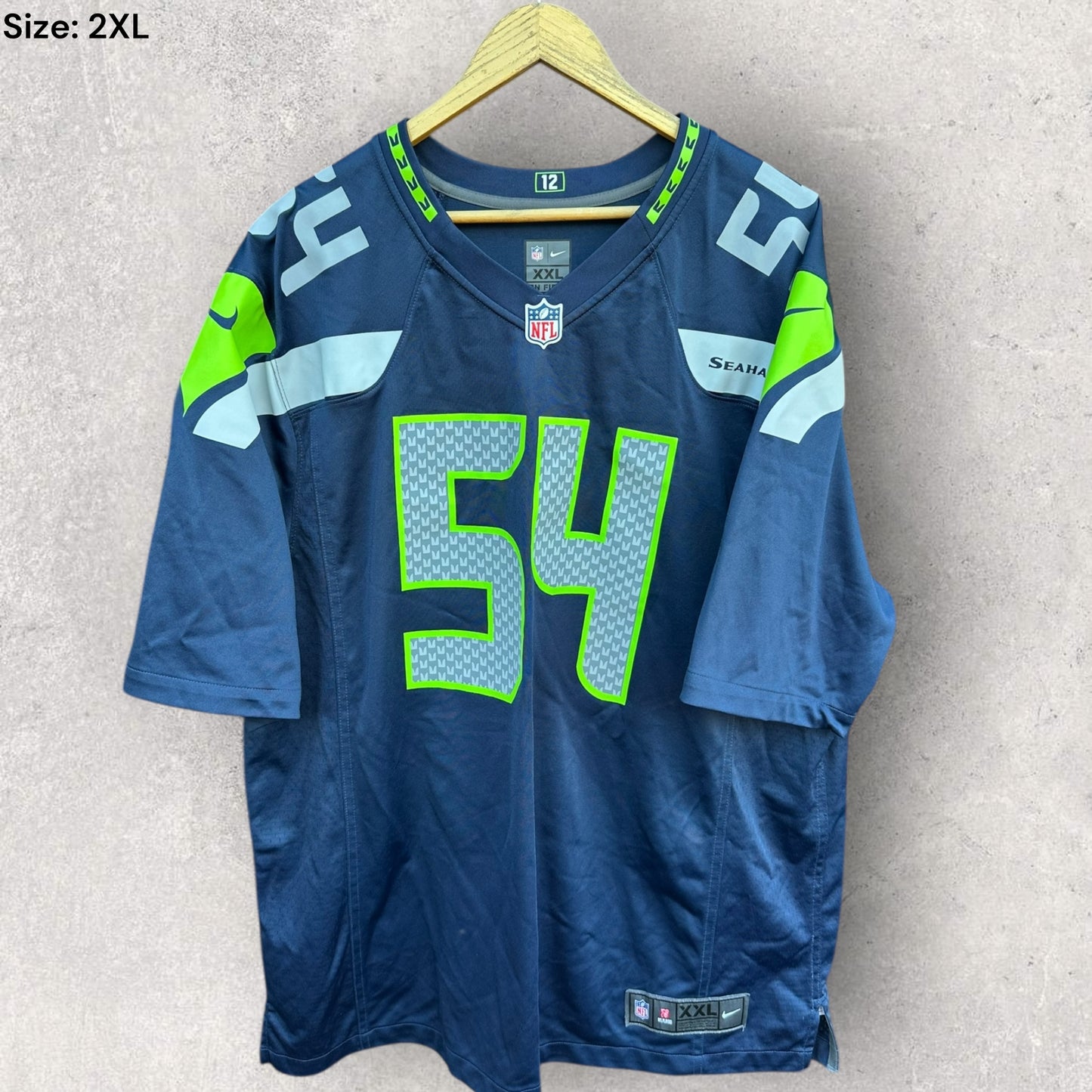 BOBBY WAGNER SEATTLE SEAHAWKS NIKE NFL JERSEY