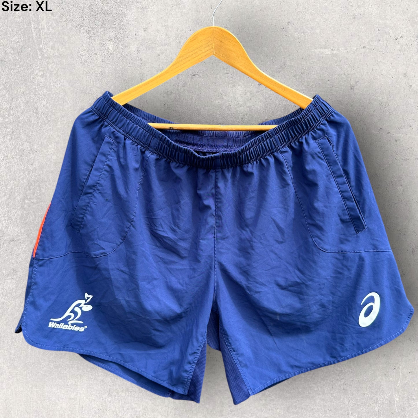 AUSTRALIAN WALLABIES ASICS TRAINING SHORTS