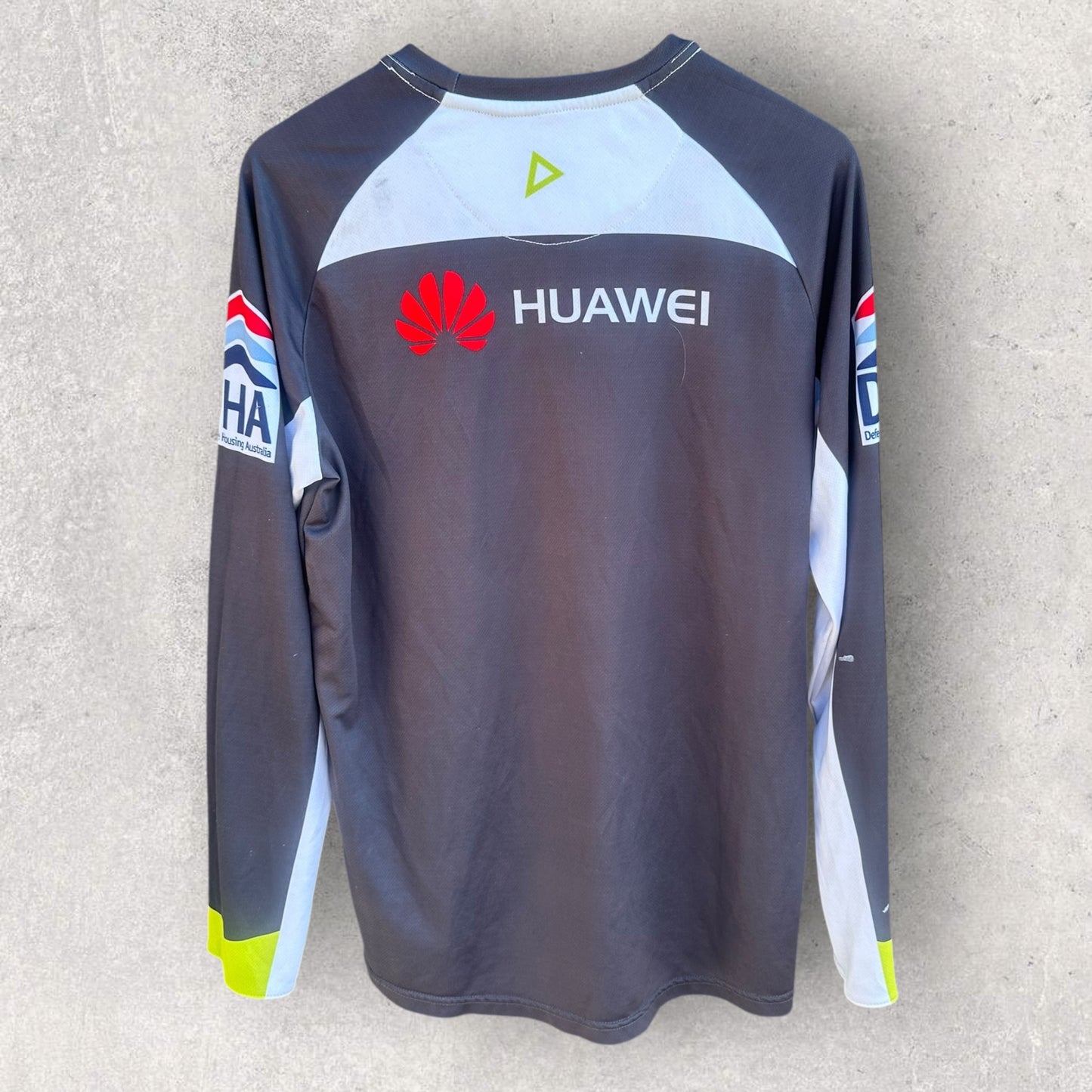 CANBERRA RAIDERS ISC GREY LONG SLEEVE TRAINING SHIRT