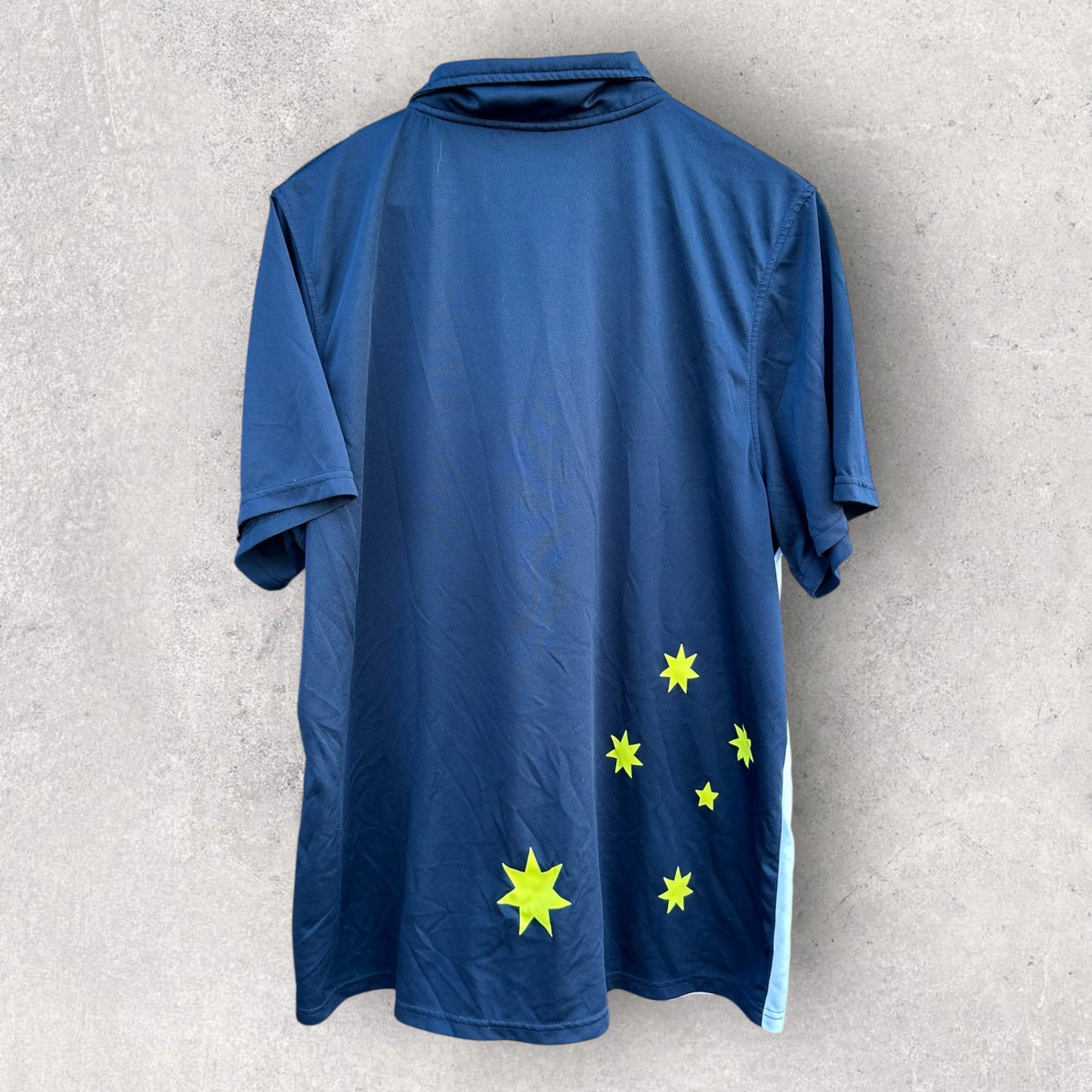 AUSTRALIA SWIM TEAM ATHLETE ISSUED 2013 FINA WORLD CHAMPS SPEEDO POLO SHIRT