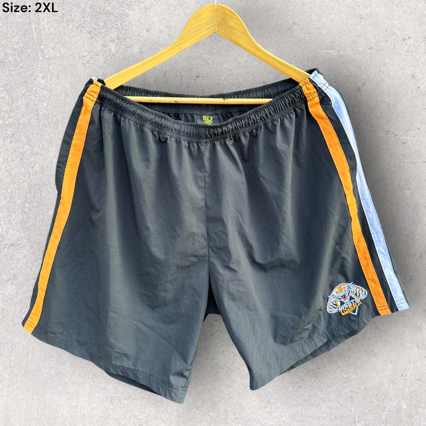 WESTS TIGERS RUGBY LEAGUE TRAINING SHORTS