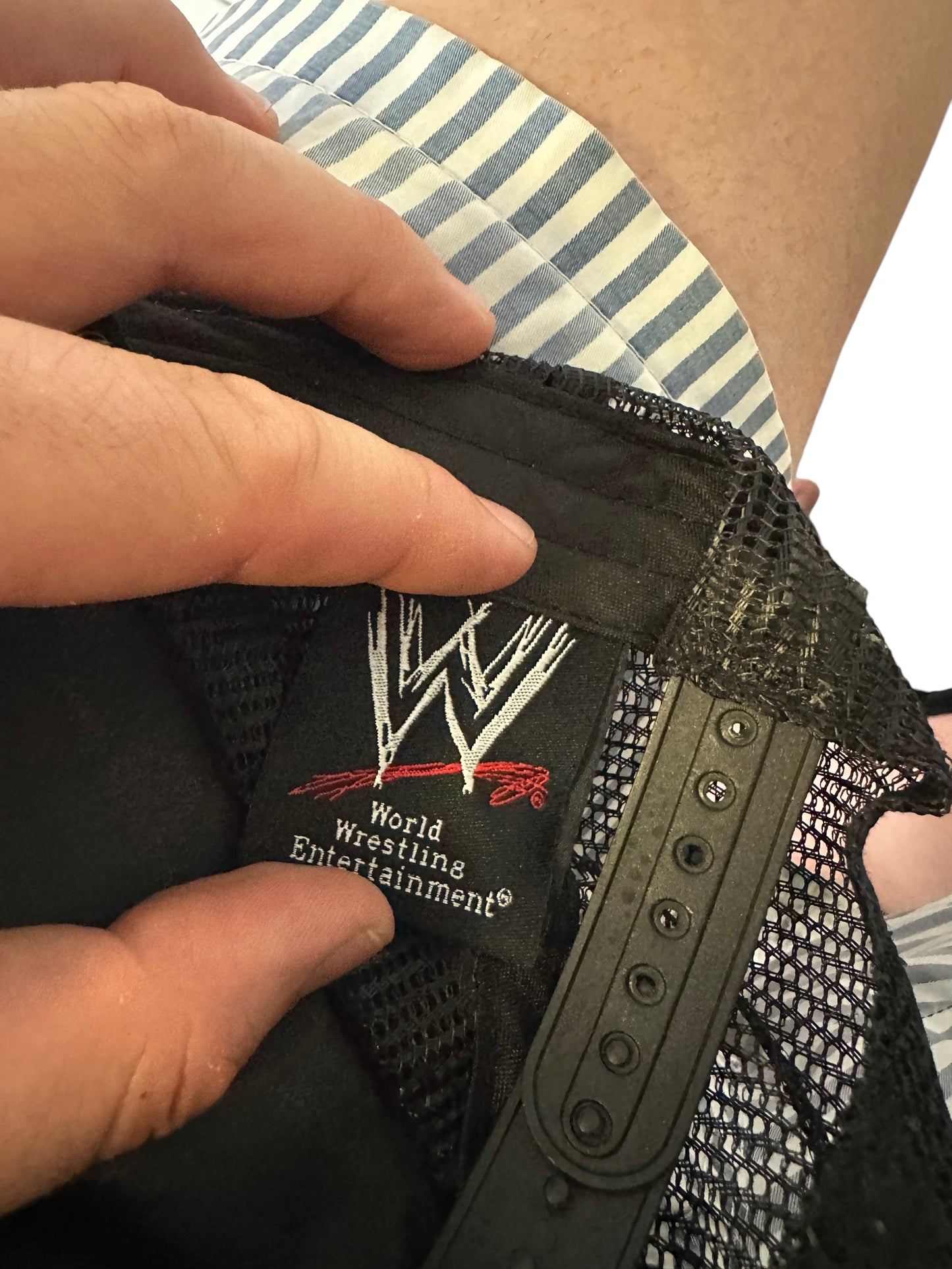 WWE RAW TRUCKERS BLACK SNAPBACK HAT