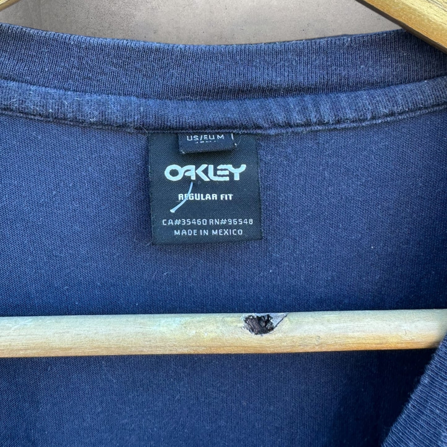 OAKLEY BLUE SHORT SLEEVE T-SHIRT