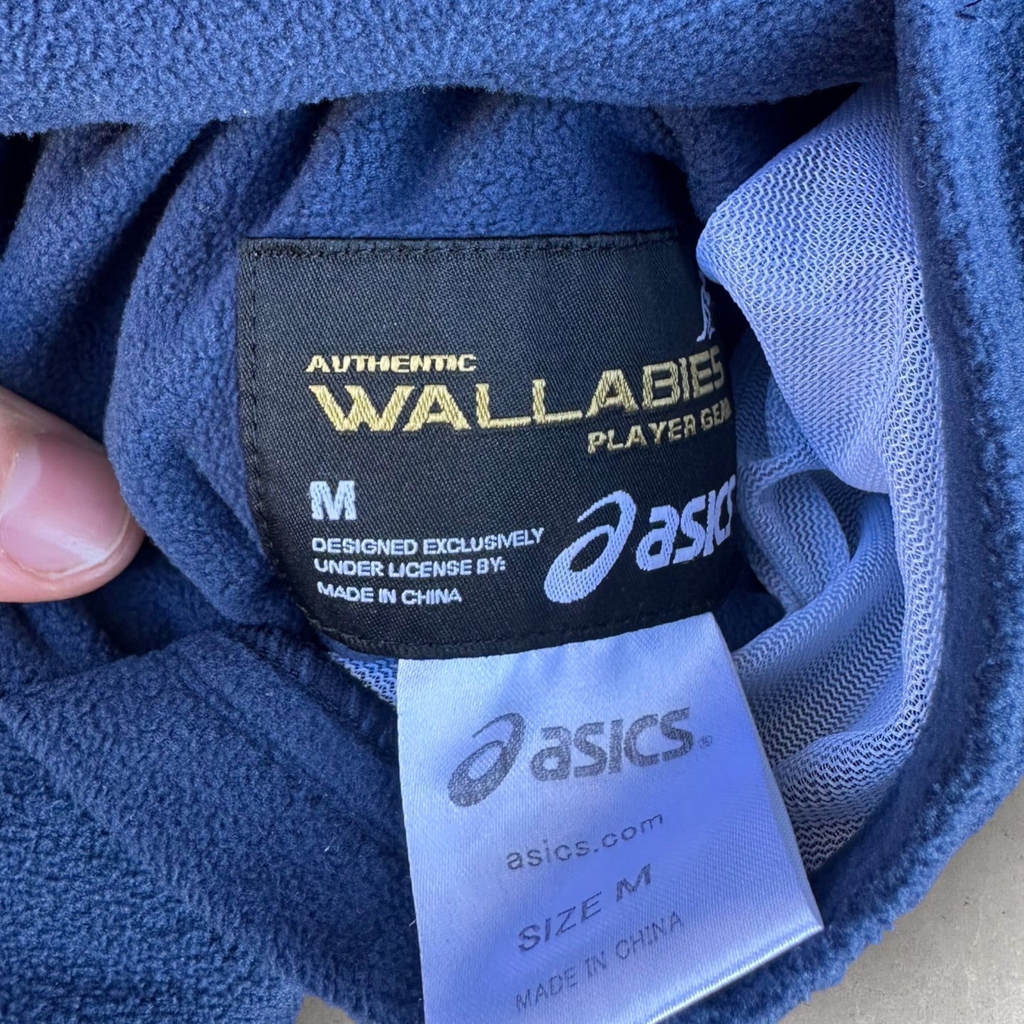 AUSTRALIAN WALLABIES ASICS REVERSE RUGBY UNION JACKET
